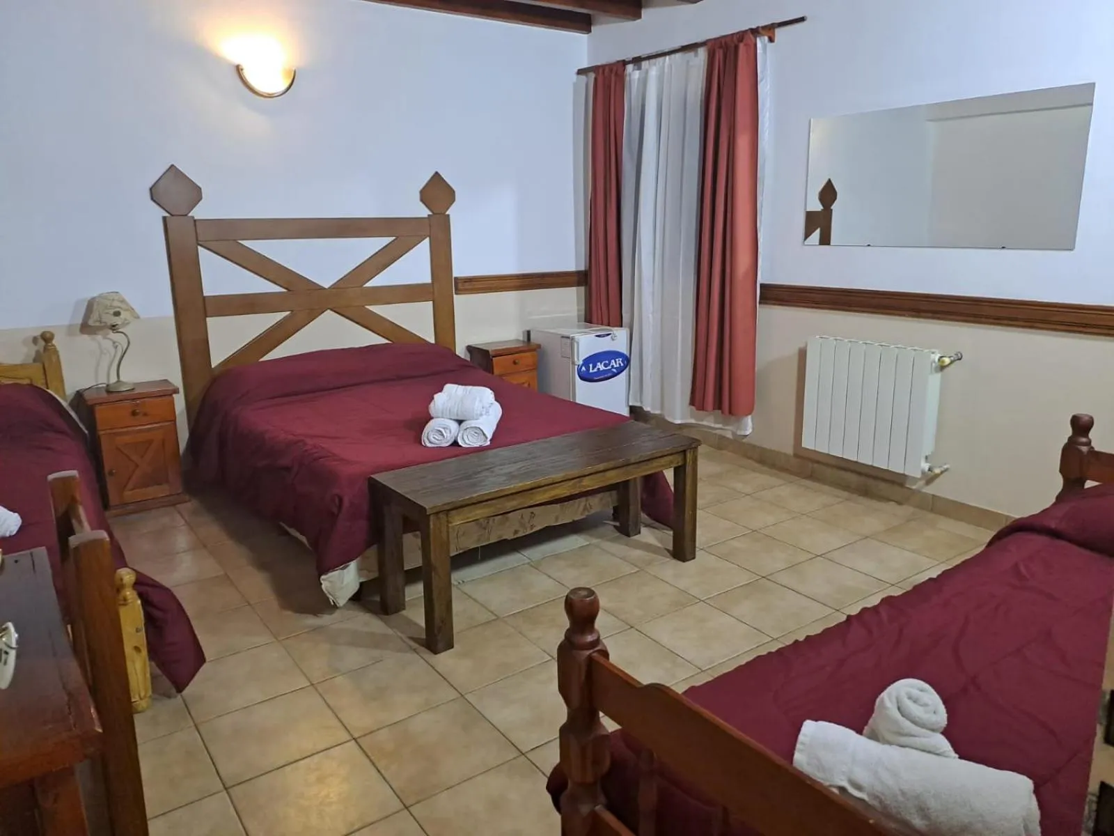 Bed in Hostería Austral