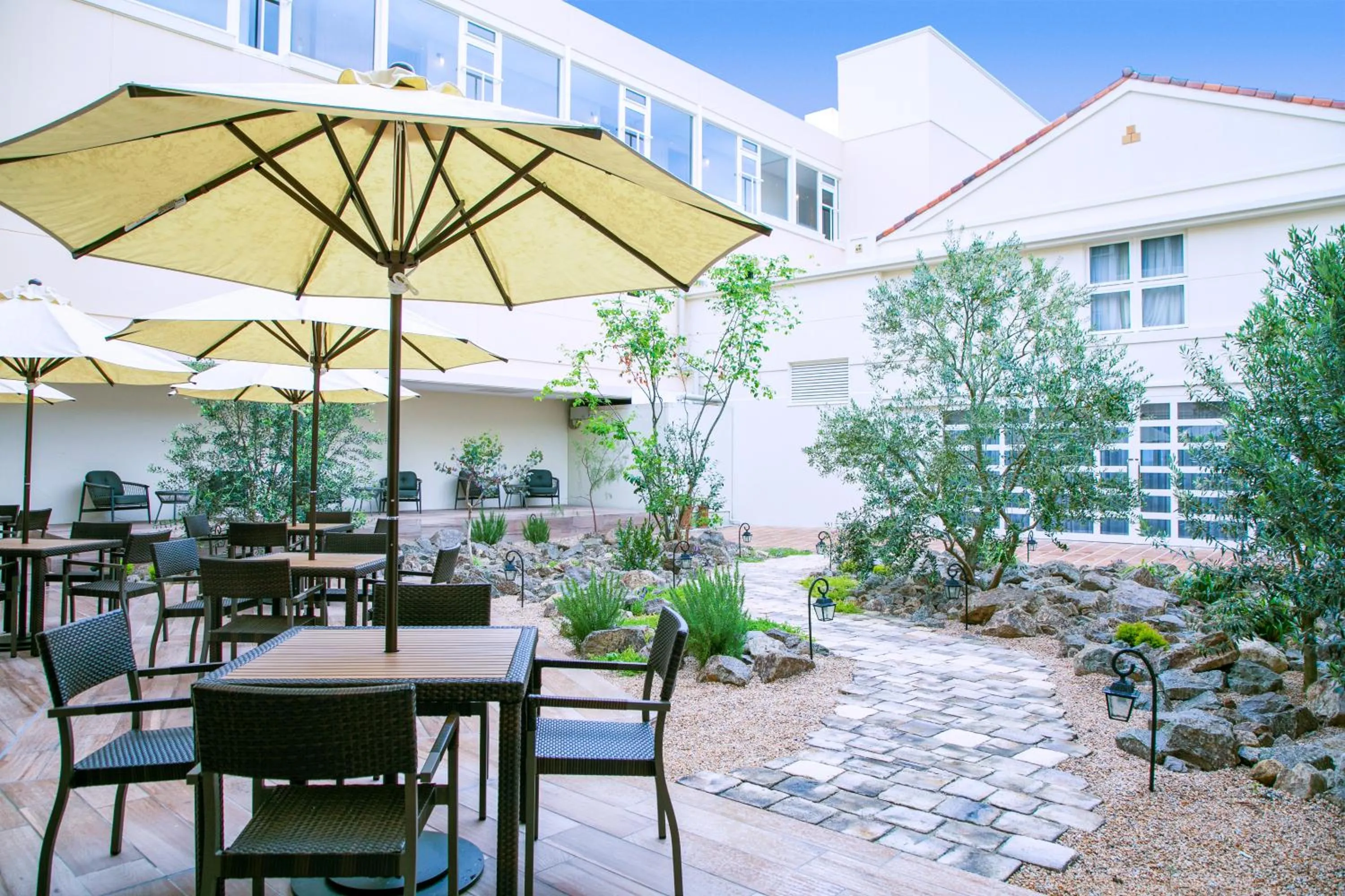 Patio in MARISSA RESORT sazanseto suo-oshima