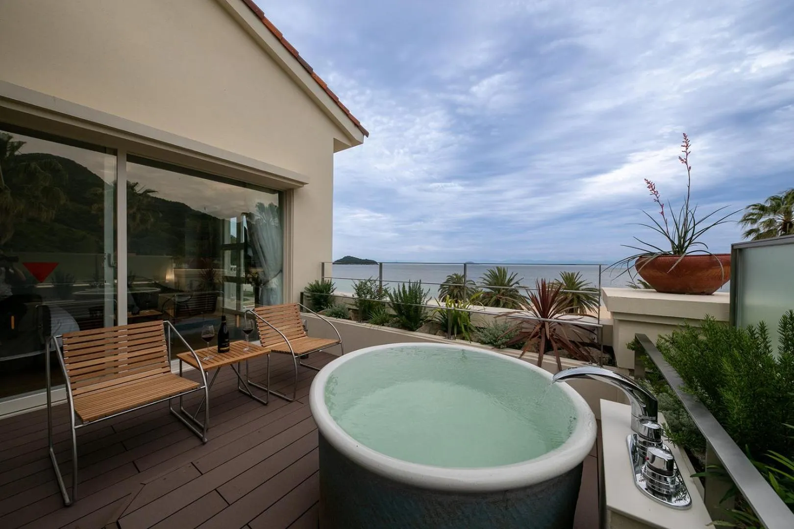 Open Air Bath in MARISSA RESORT sazanseto suo-oshima