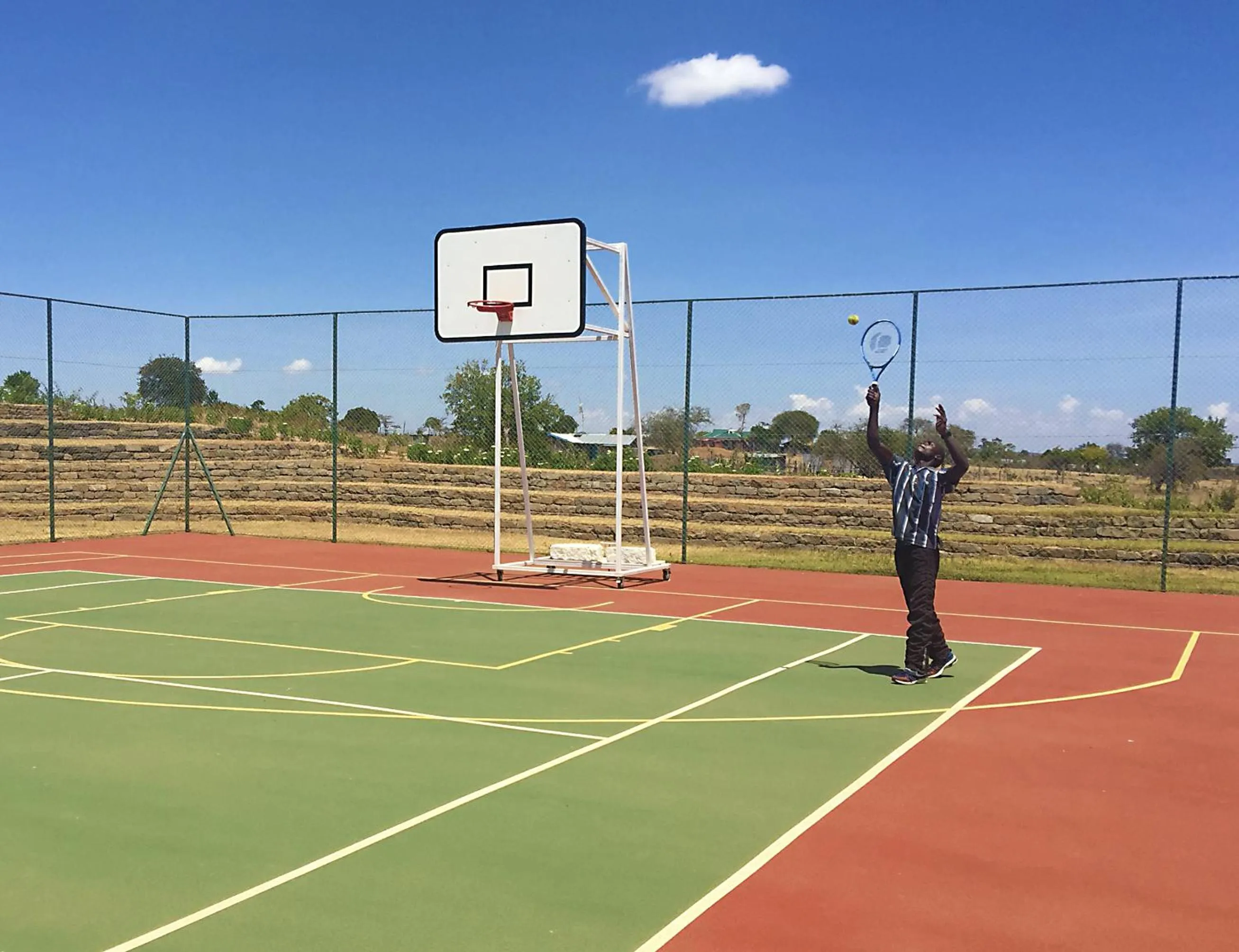 Tennis court in Maiyan Nanyuki