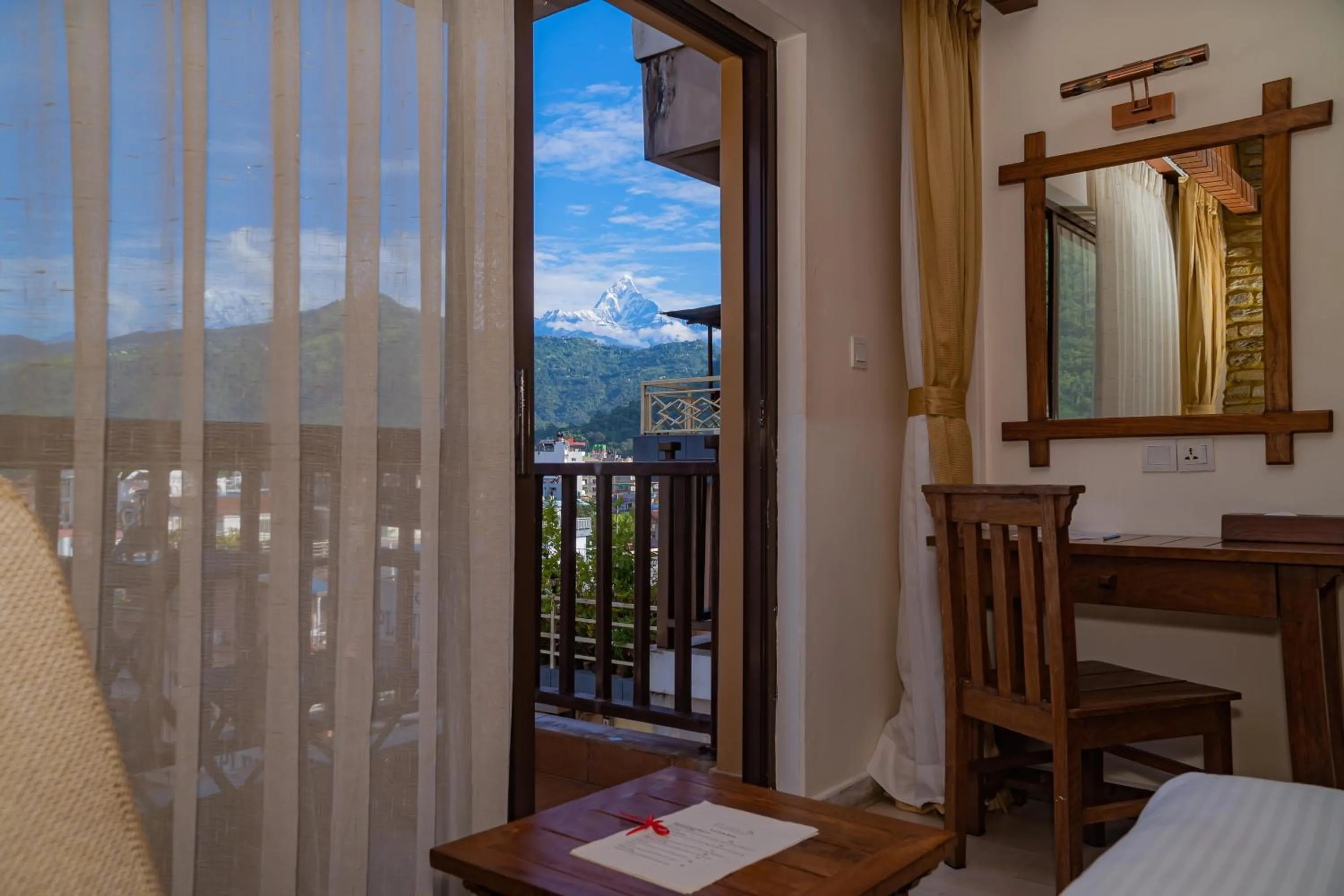View (from property/room) in Pokhara Batika