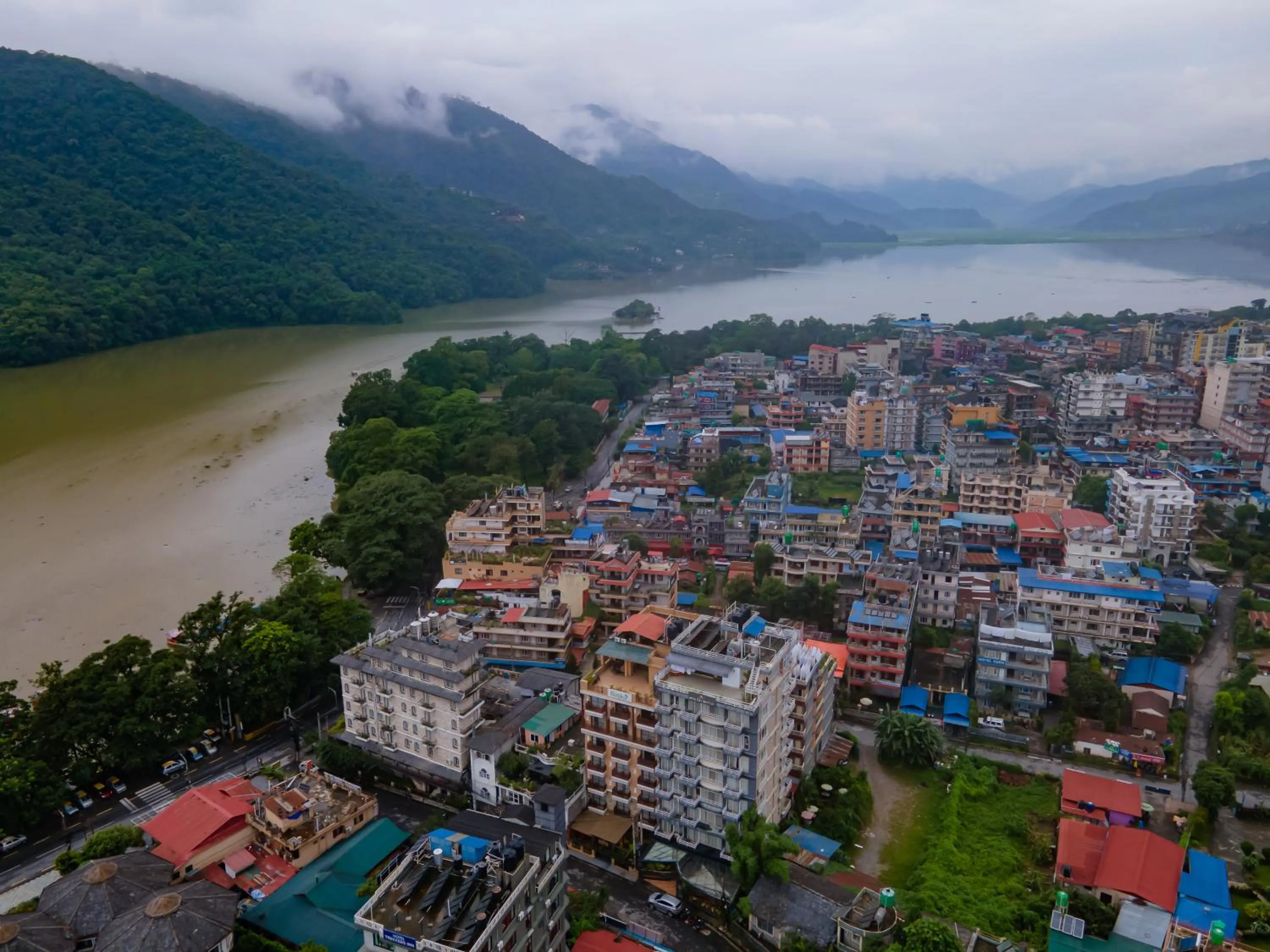 Natural landscape in Pokhara Batika
