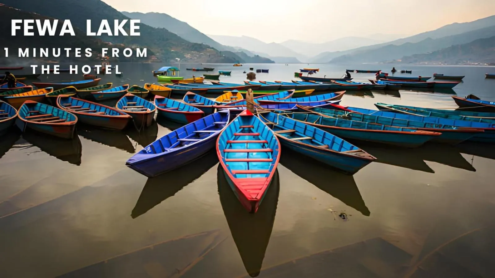 Lake view in Pokhara Batika