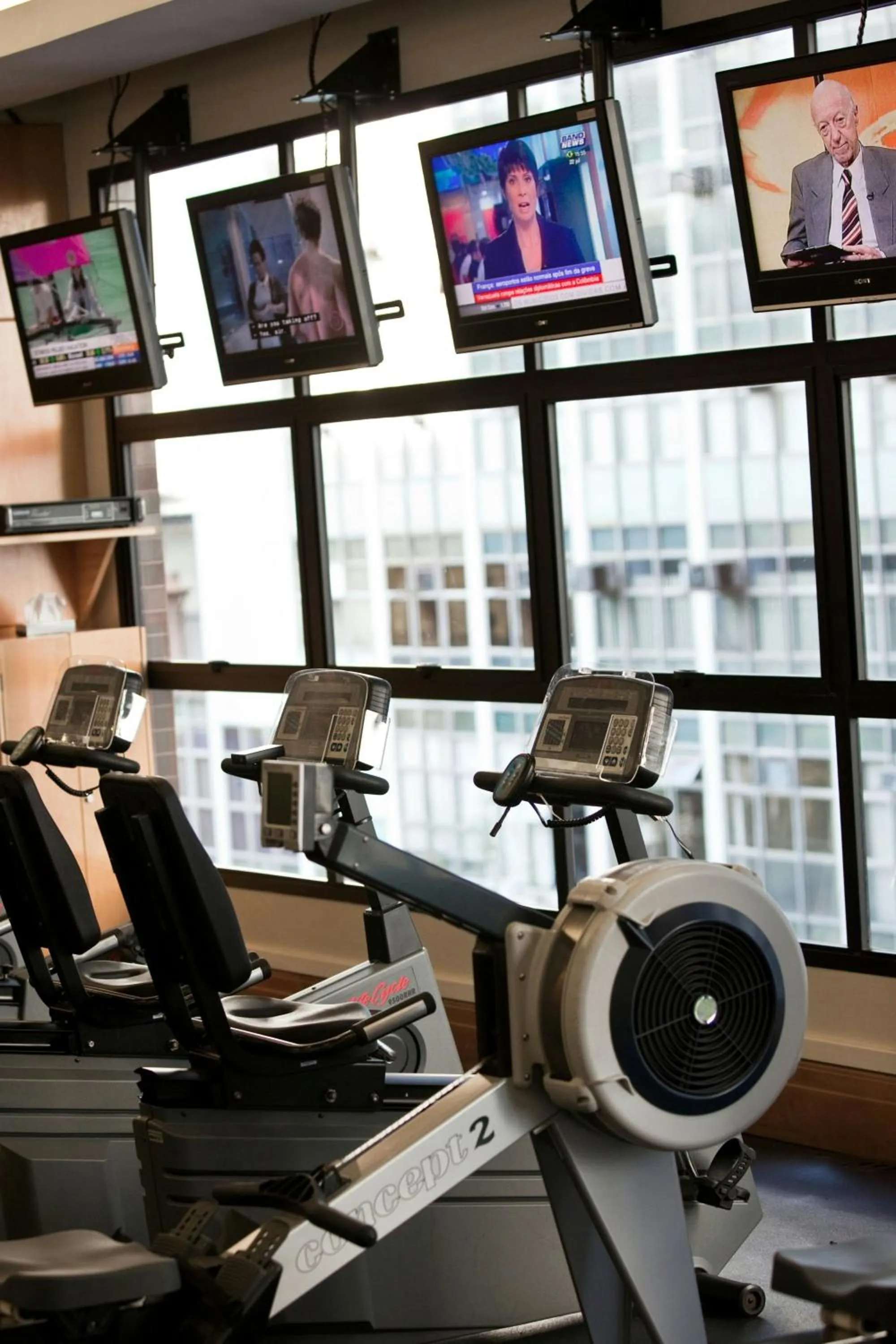 Fitness centre/facilities in Renaissance São Paulo Hotel