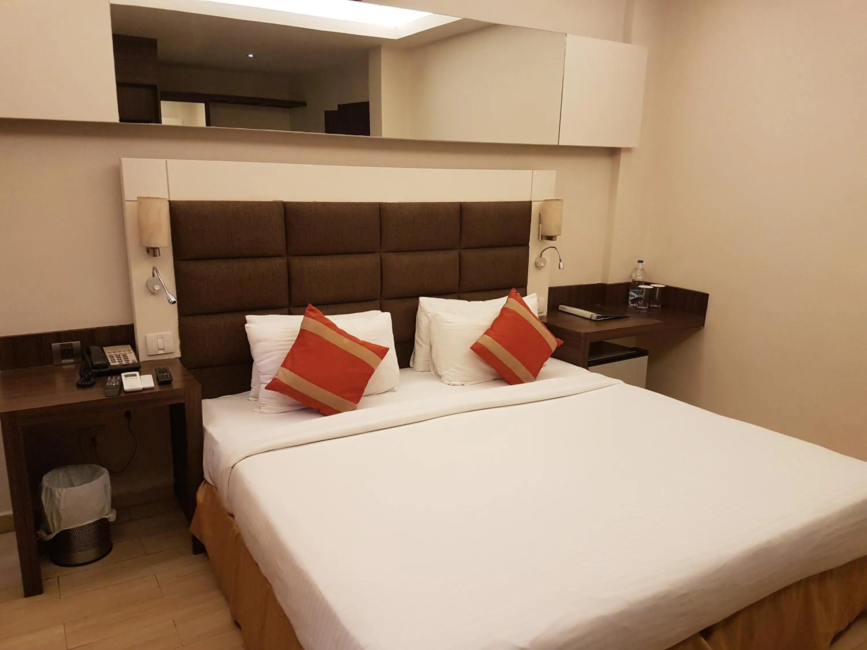 Bed in Hotel Arif Castles