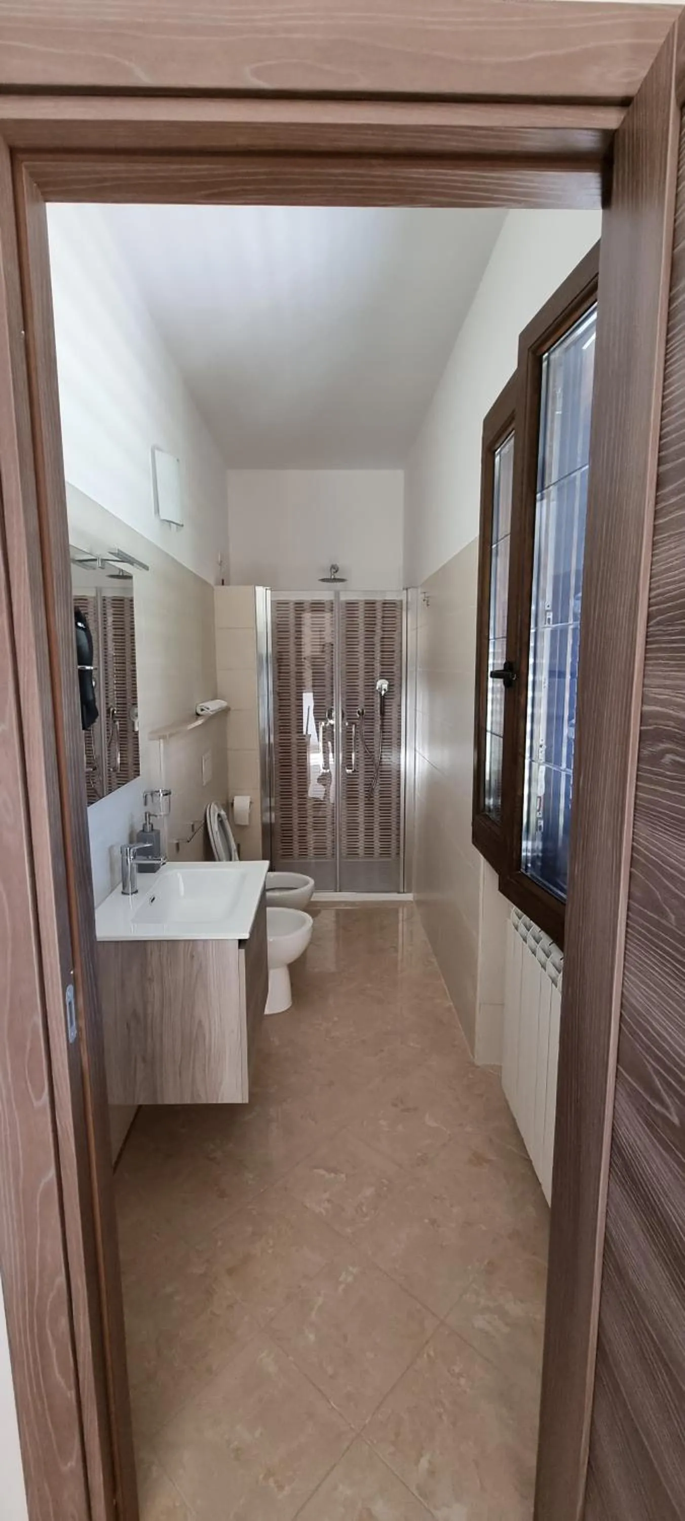 Bathroom, Bed in B&B Villa Eleonora Tropea