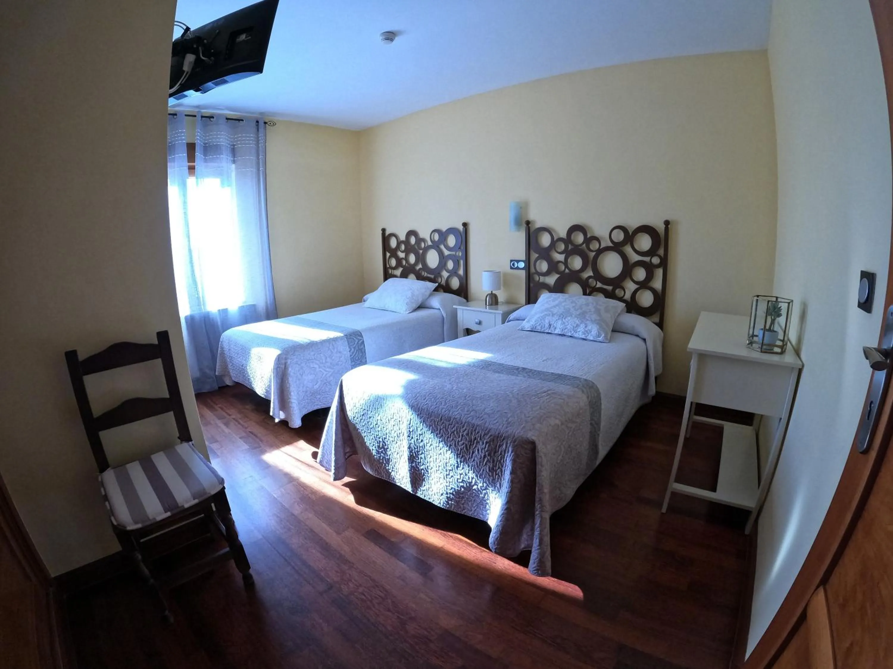Bed in Hostal plaza mayor carrión de los condes
