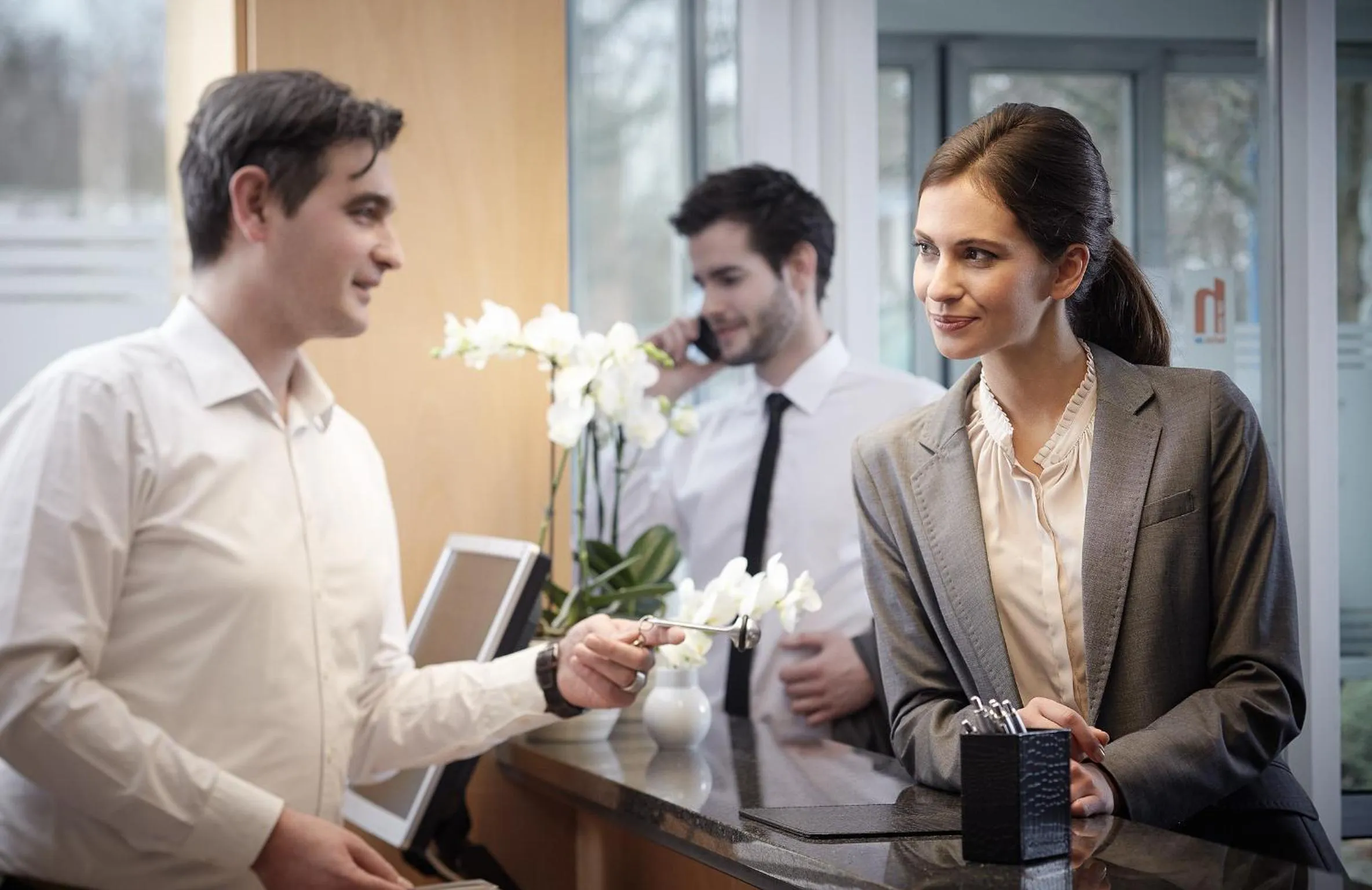Lobby or reception in bfwhotel und Tagungszentrum