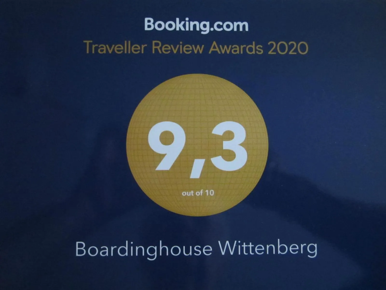 Certificate/Award in Boardinghouse Wittenberg