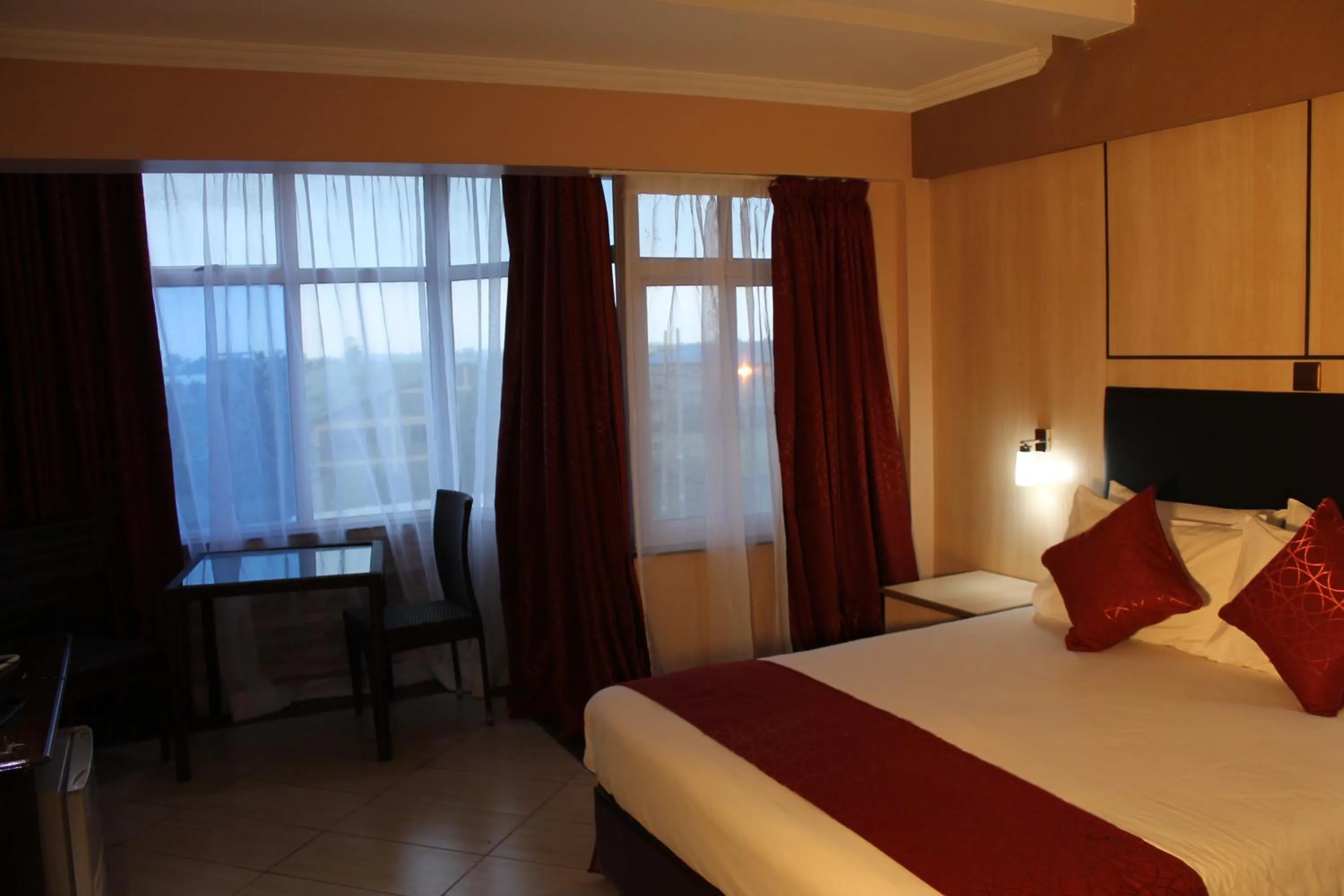 Bed in Airport Landing Hotel