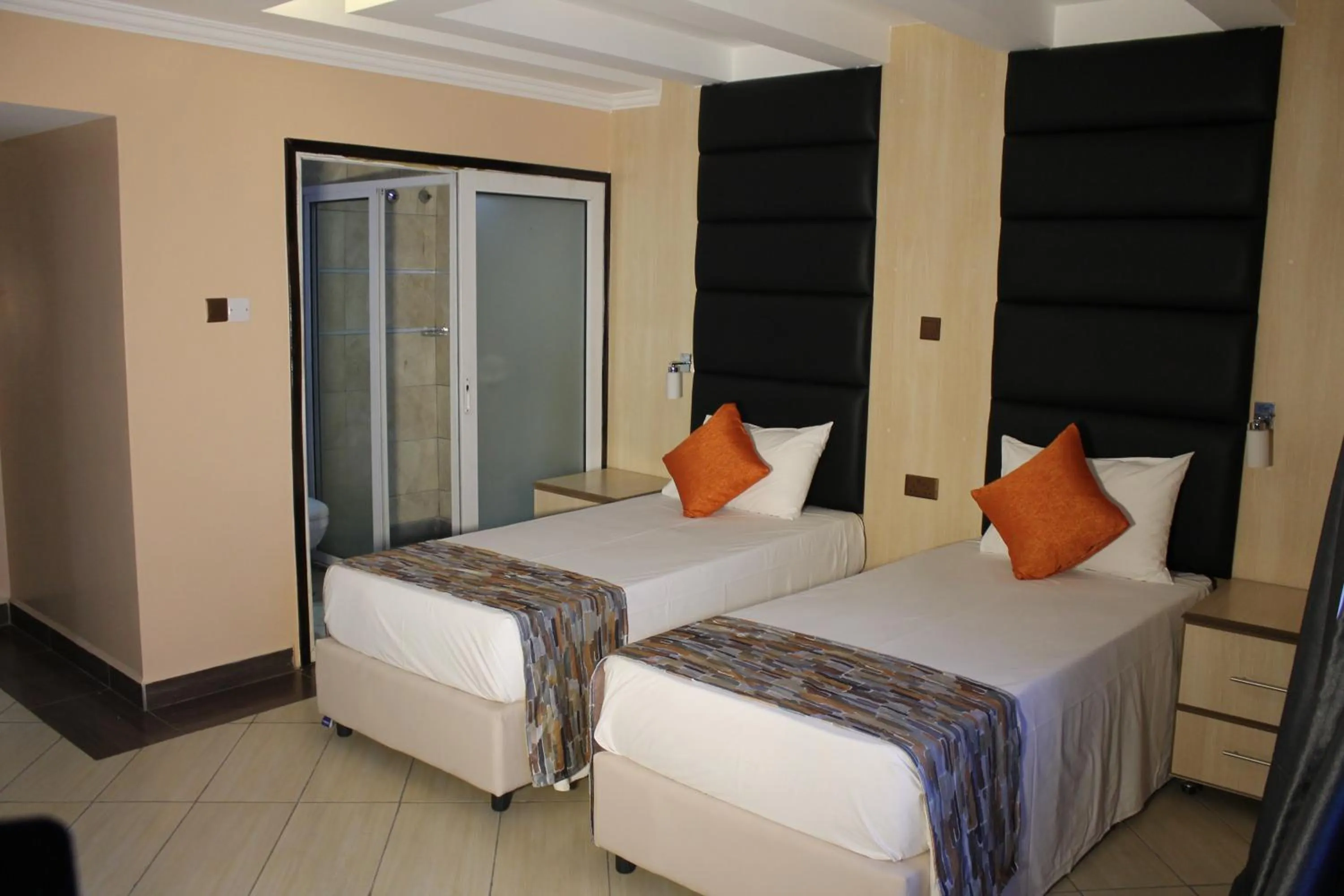 Bed in Airport Landing Hotel