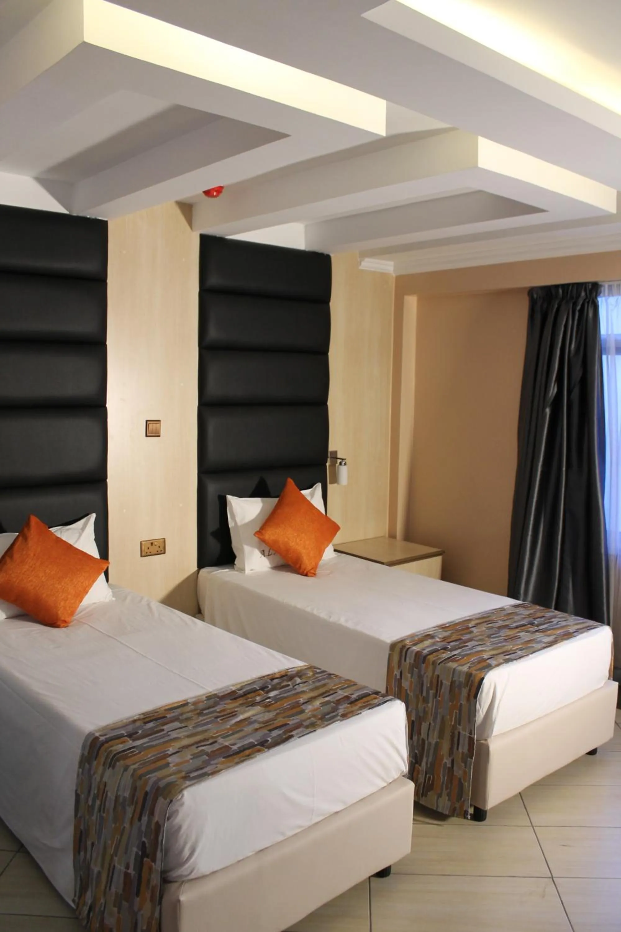 Bed in Airport Landing Hotel