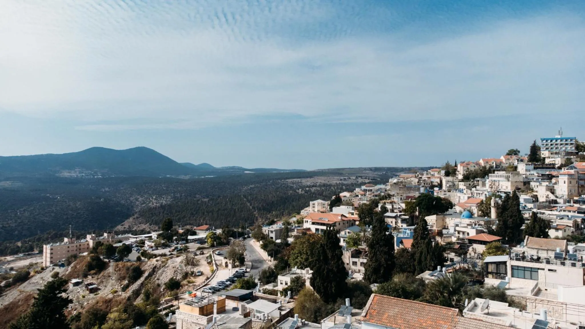 Bird's eye view in Azamra Inn Tzfat
