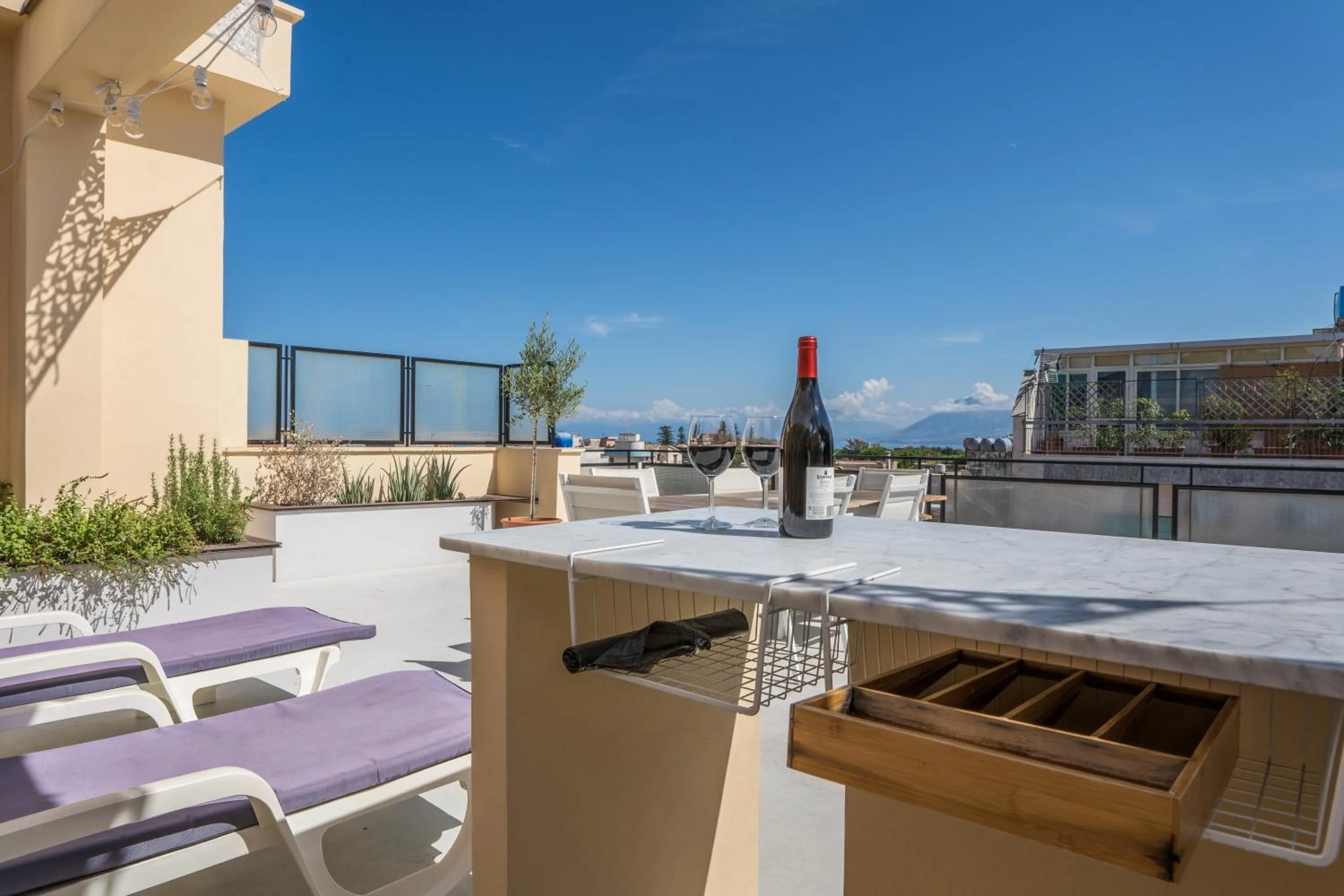 Balcony/Terrace in Casa Colibrì - Solemar Sicilia