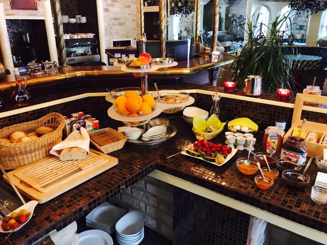 Buffet breakfast in my CITY HOTEL