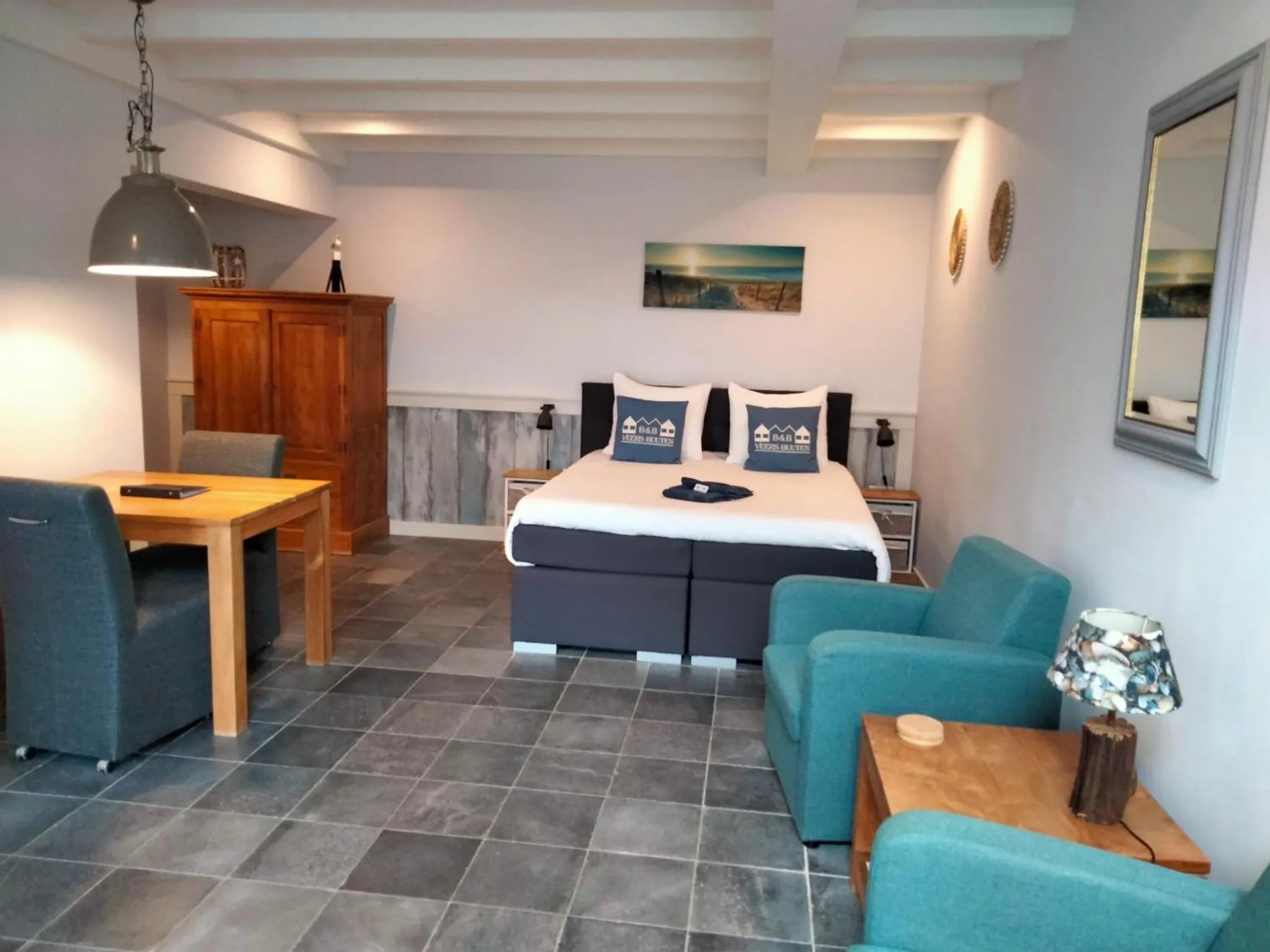 Seating area in B&B Veers Buuten