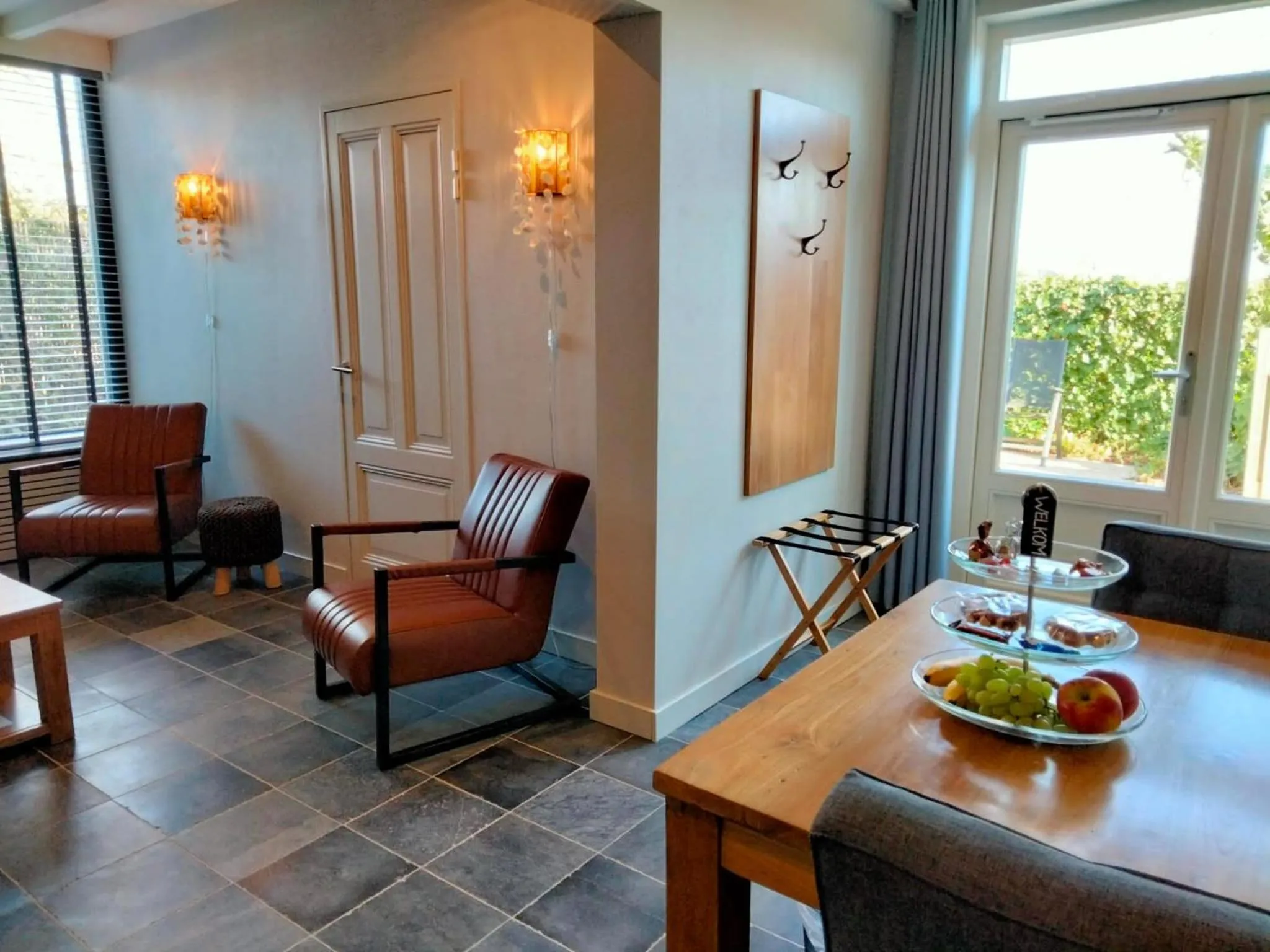 Seating area in B&B Veers Buuten