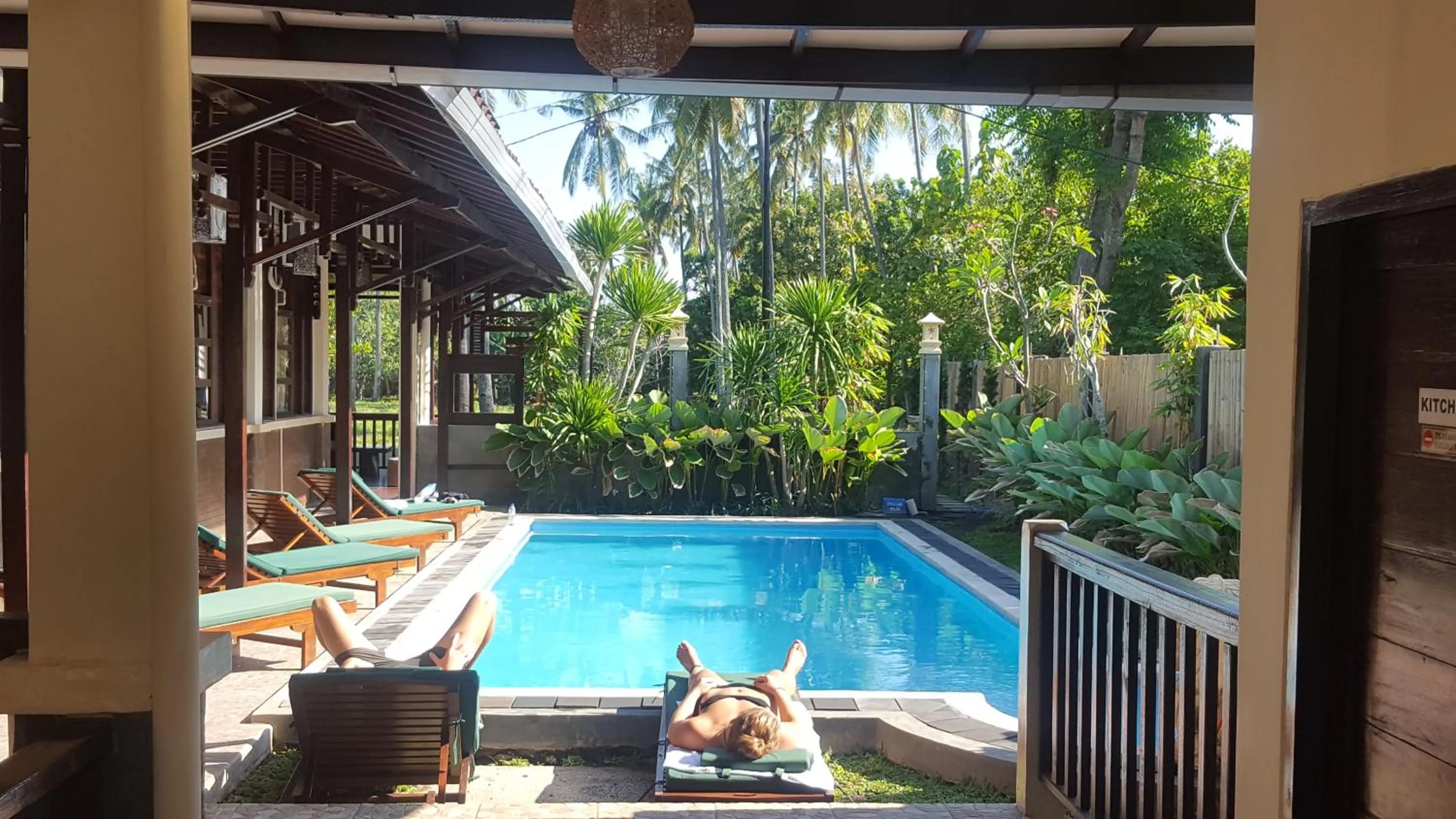 Swimming pool in Gili Buana Hostel & Backpackers Gili Air