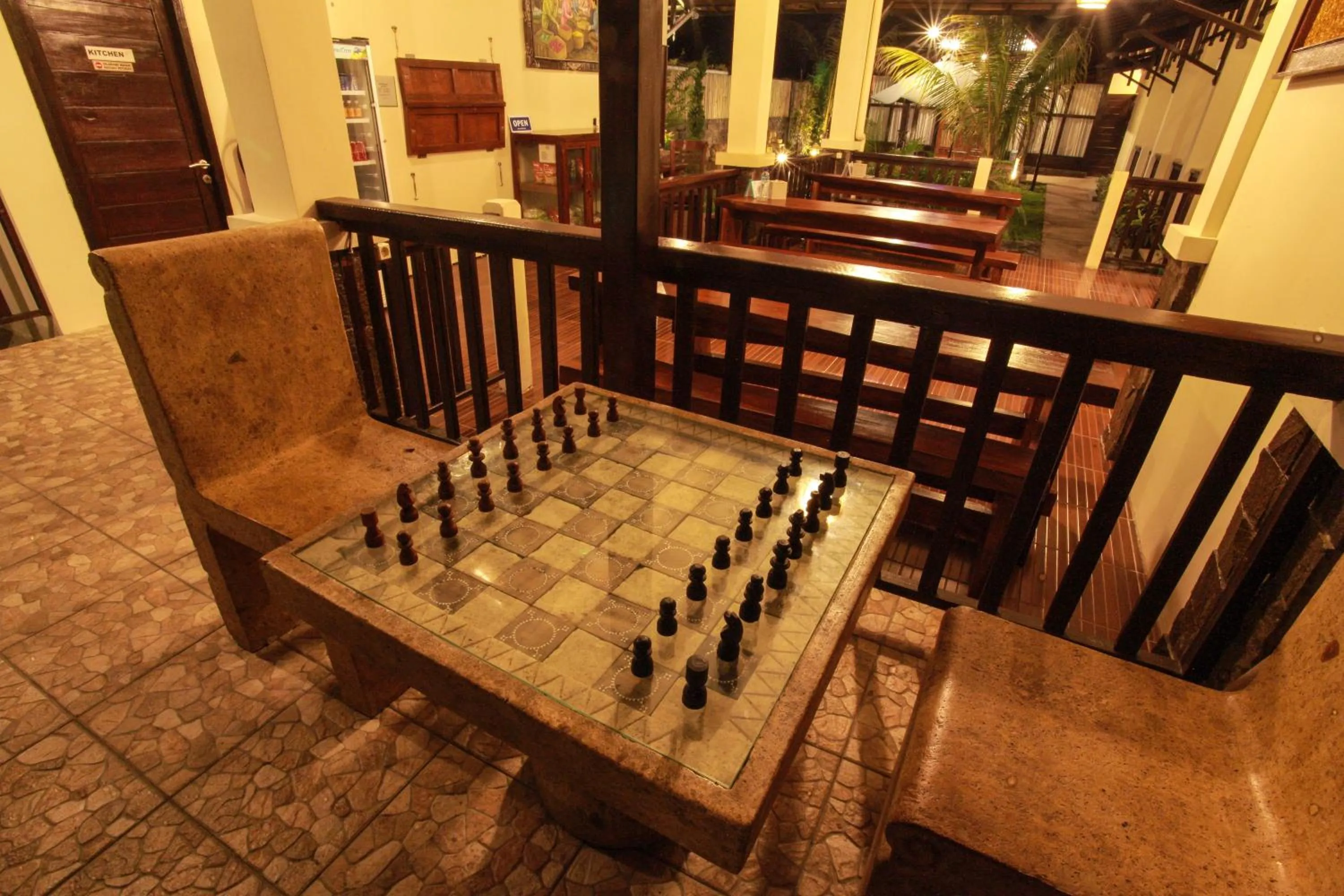 Seating area in Gili Buana Hostel & Backpackers Gili Air