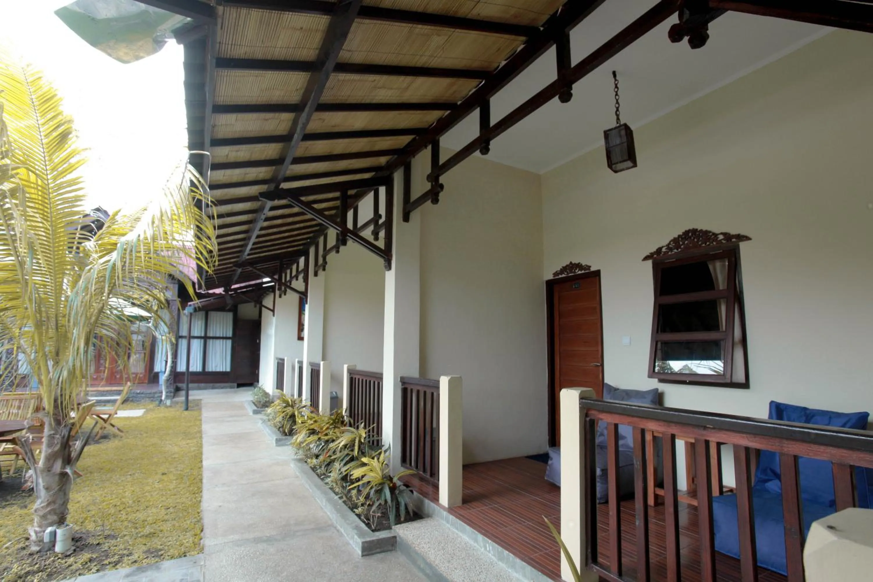 Balcony/Terrace in Gili Buana Hostel & Backpackers Gili Air