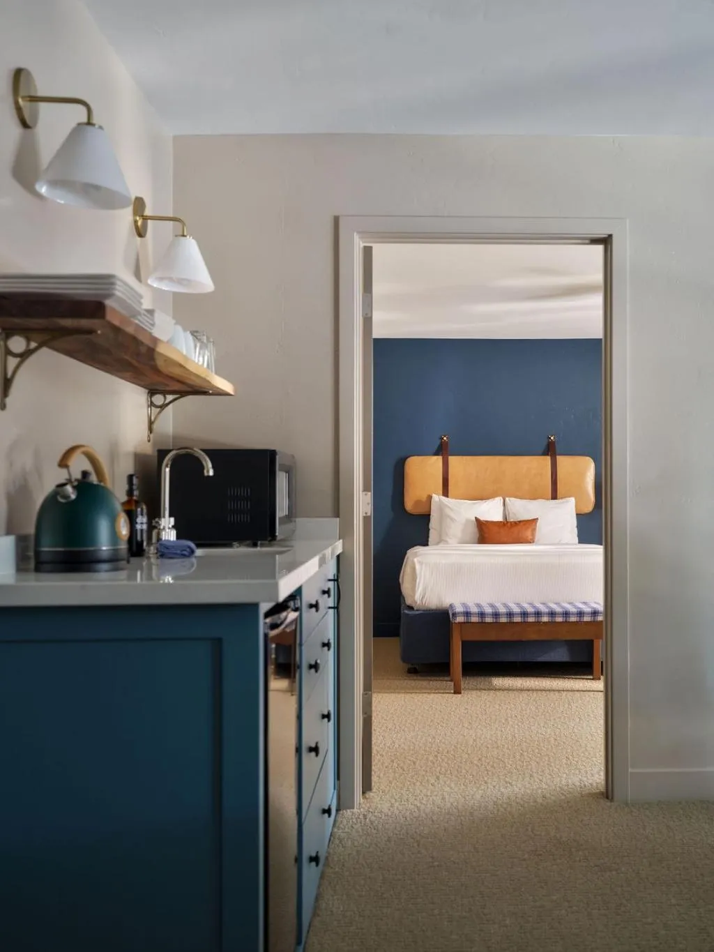 Bed in Black Bear Lodge