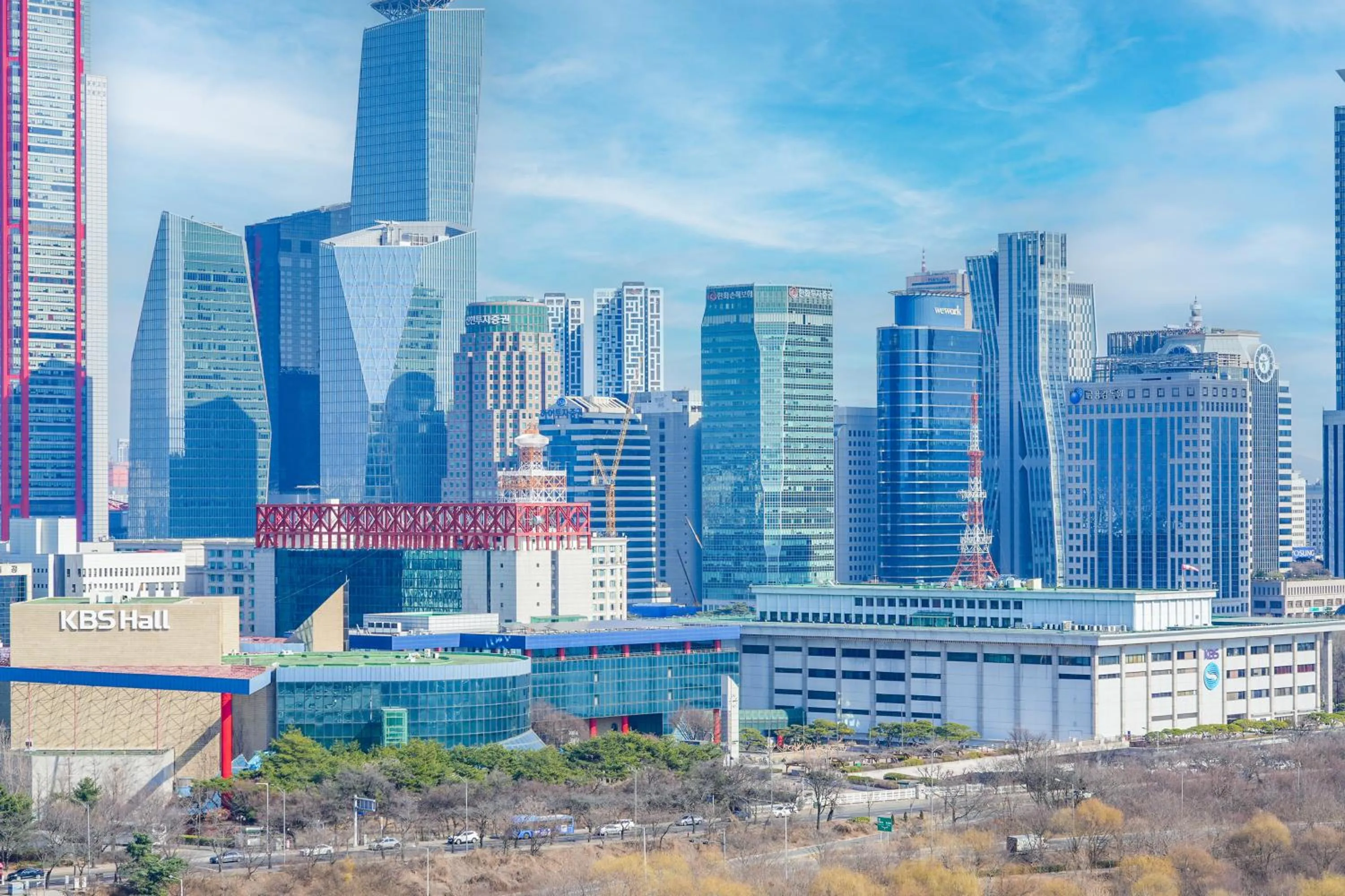 City view in Hotel Aventree Yeouido