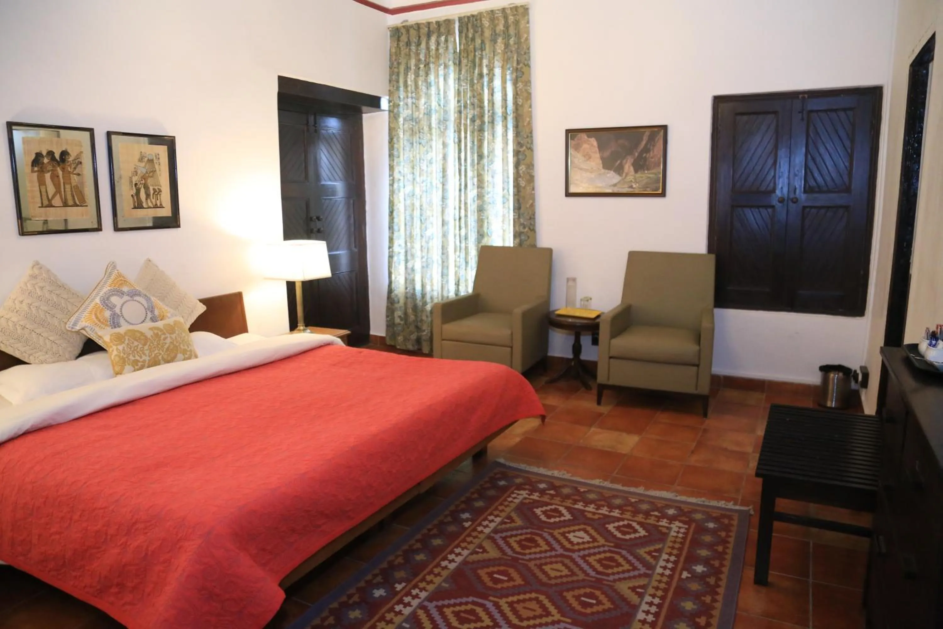 Bedroom, Bed in Raghu Vilas