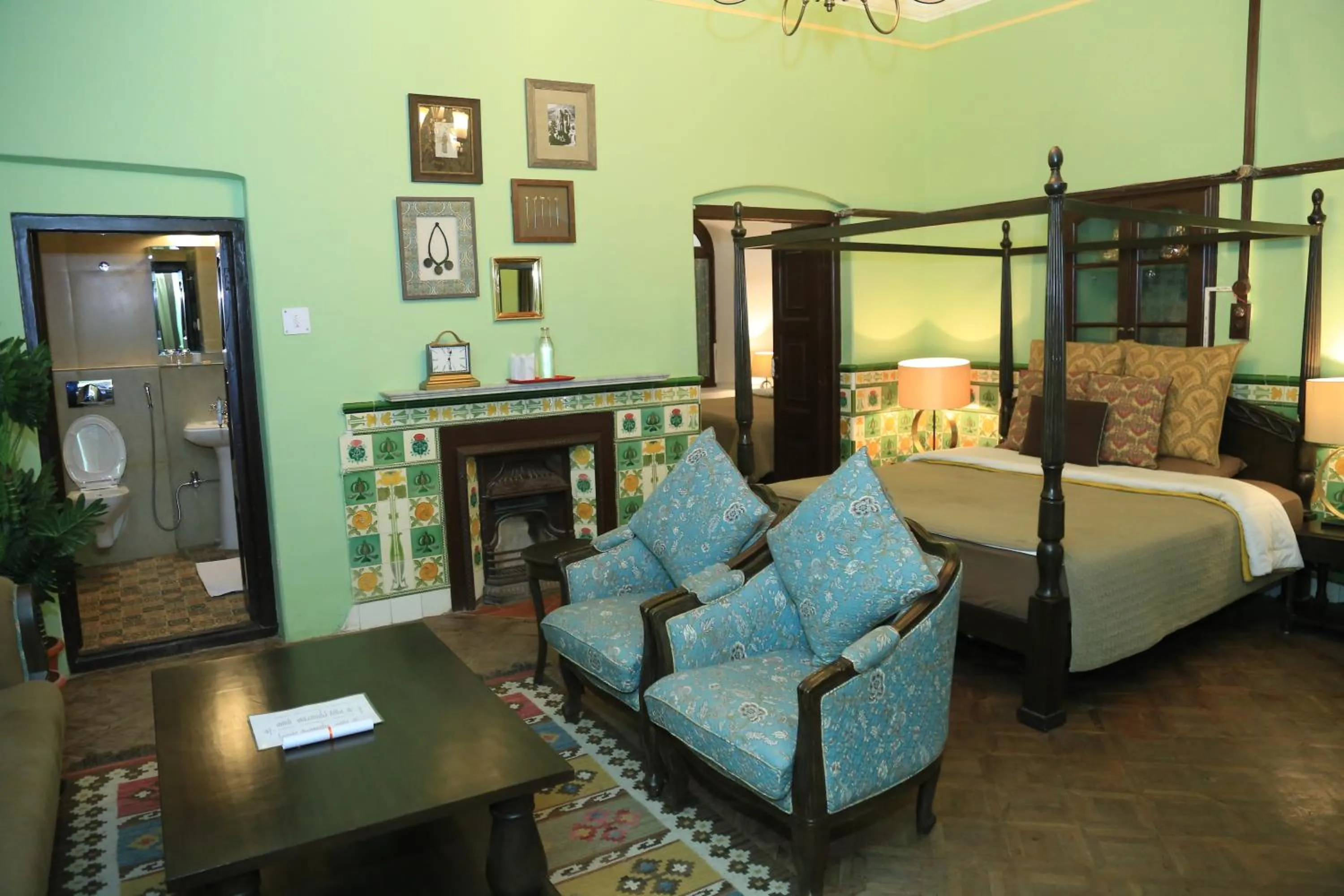 Photo of the whole room, Bed in Raghu Vilas