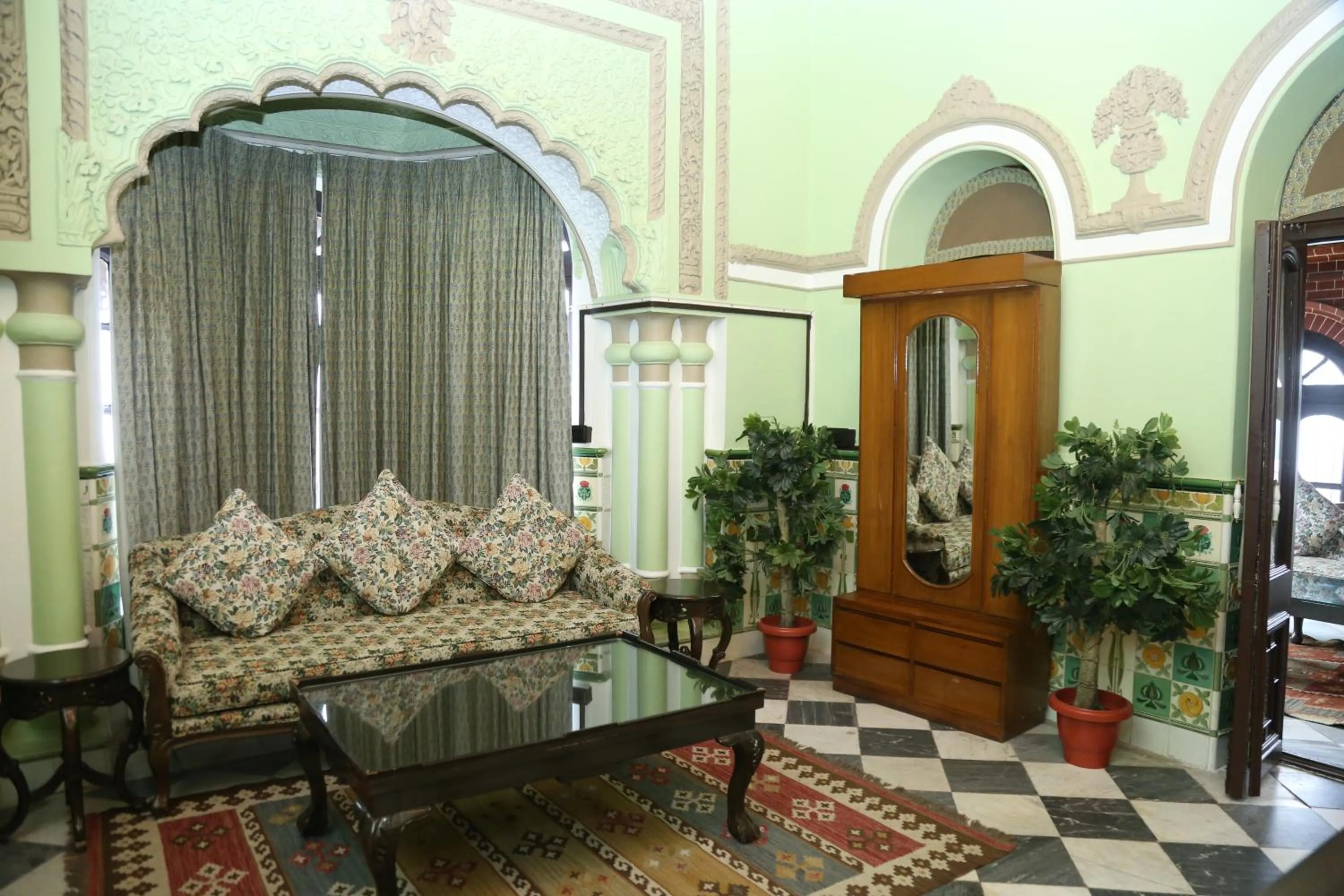 Seating area in Raghu Vilas