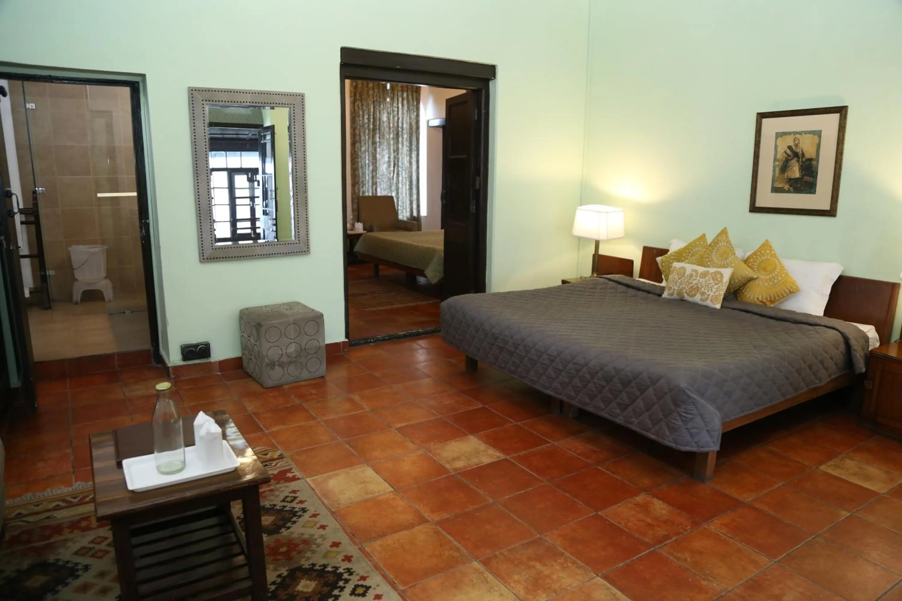 Photo of the whole room, Bed in Raghu Vilas