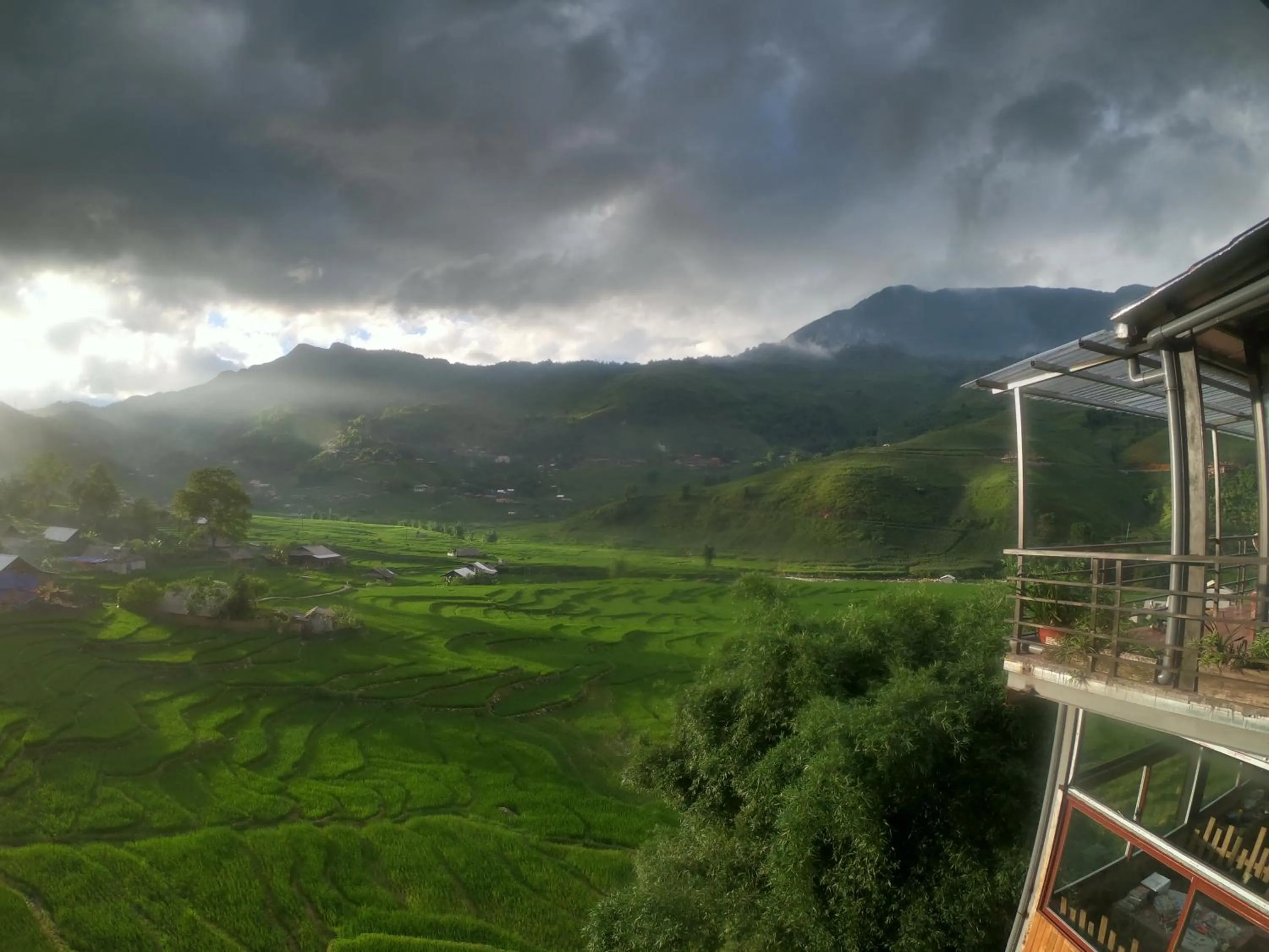 Natural landscape in Amica House