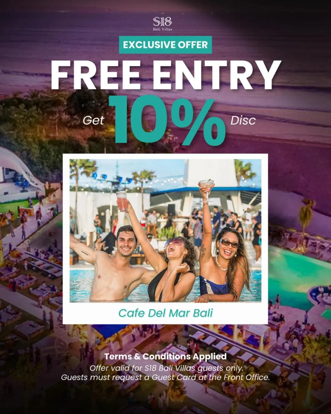 People in S18 Bali Villas