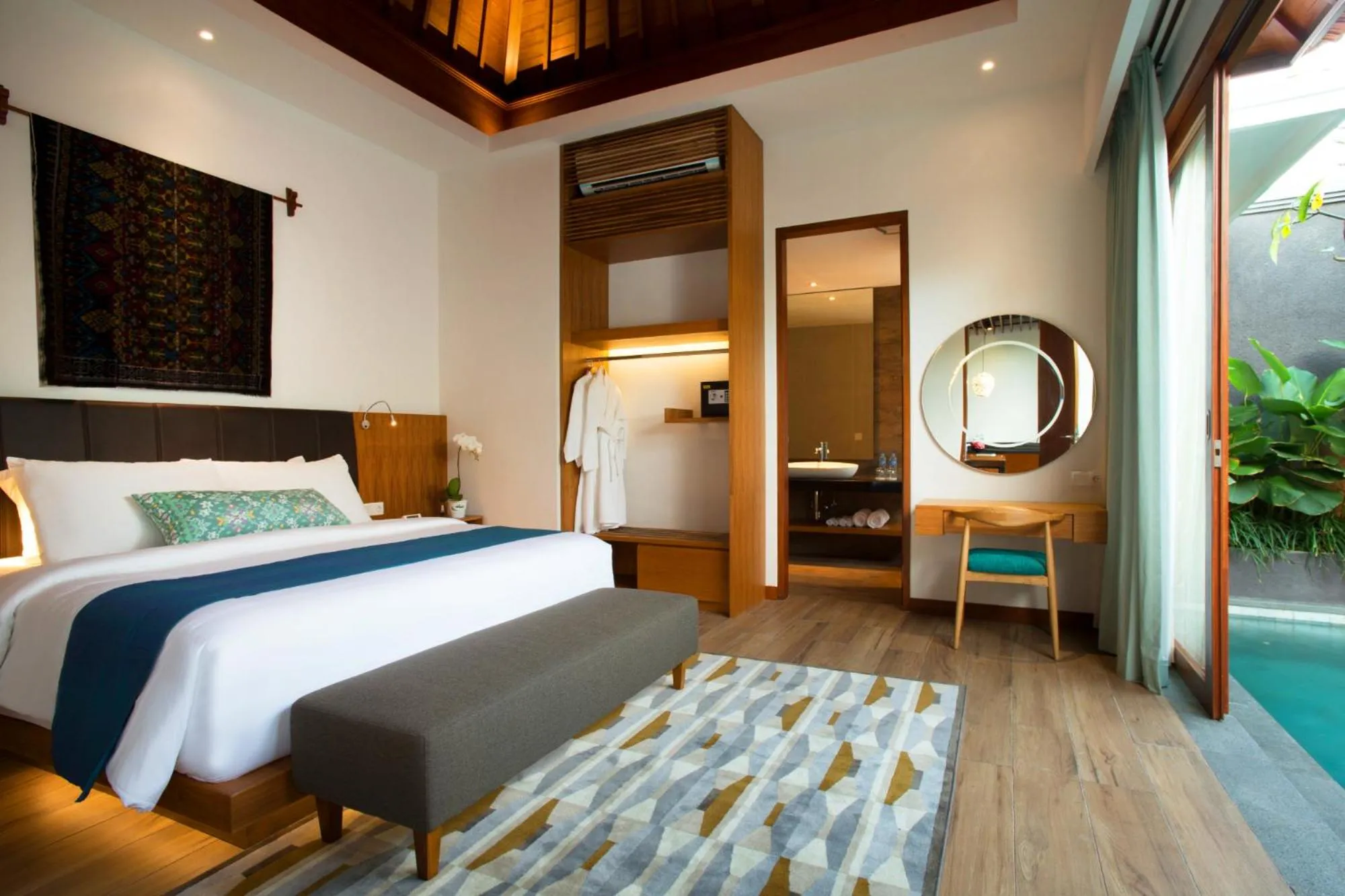 Bedroom, Bed in S18 Bali Villas
