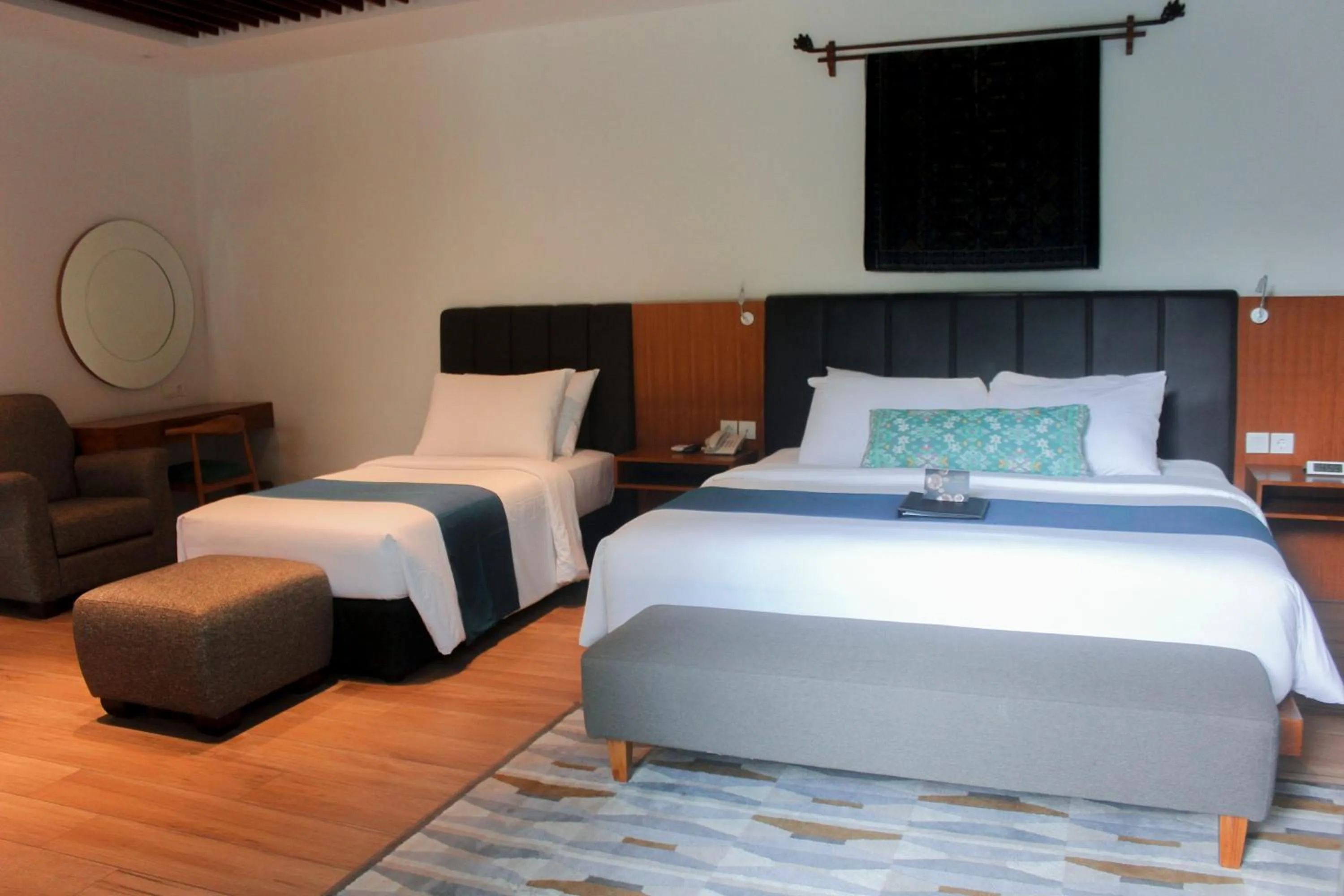 Bed in S18 Bali Villas