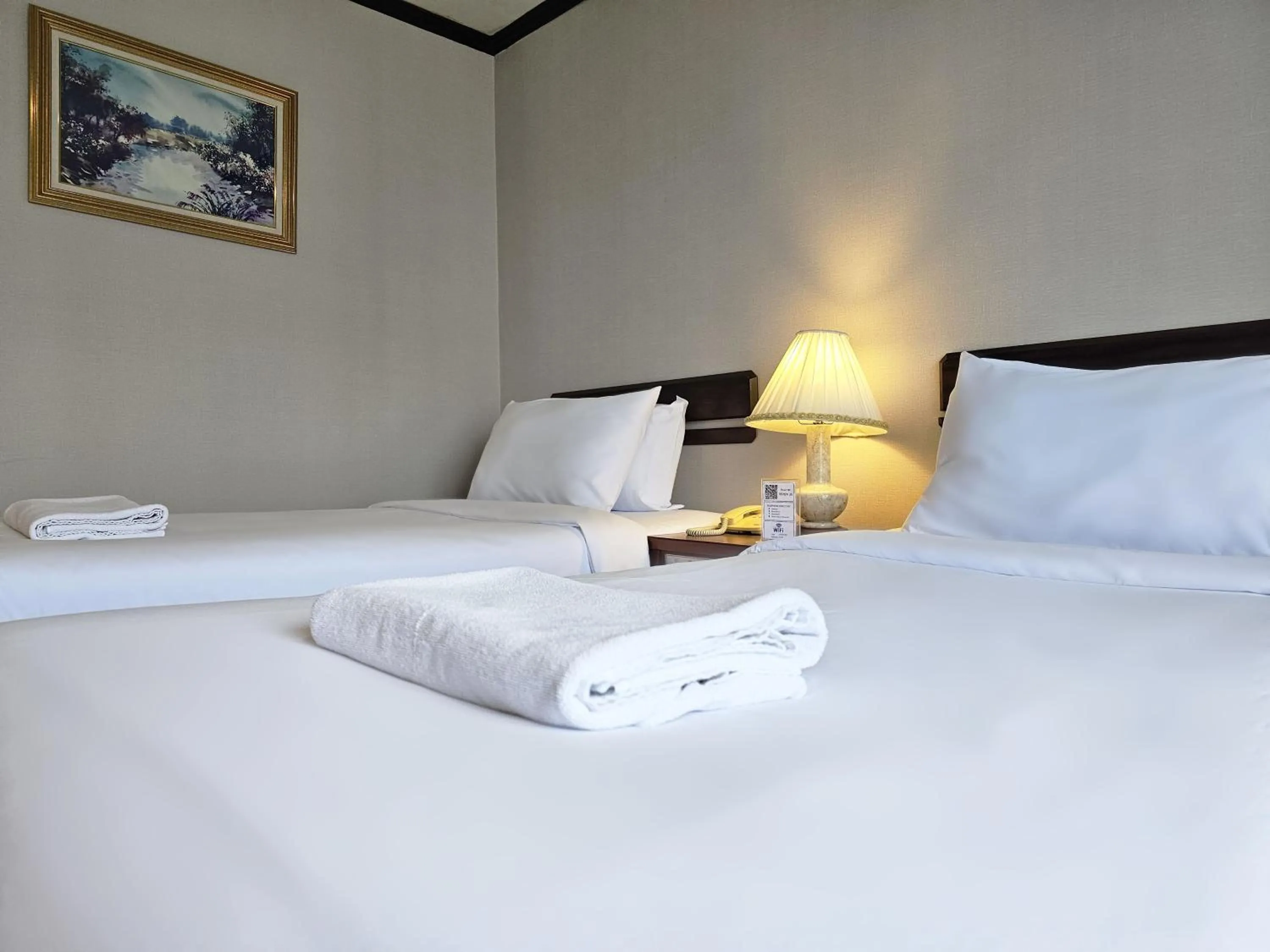 Bed in Alexander Hotel