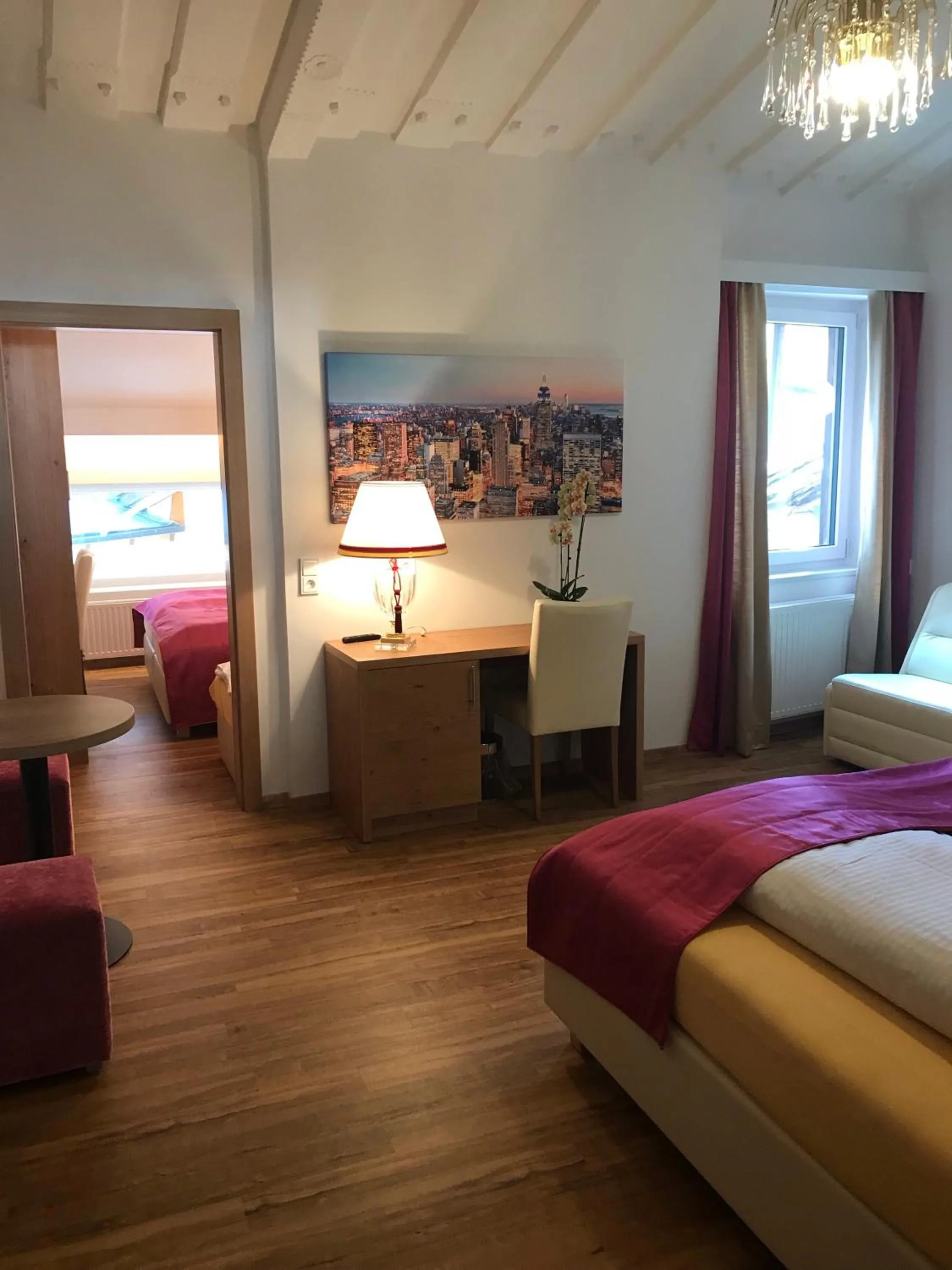 Photo of the whole room, Bed in Berger's Sporthotel