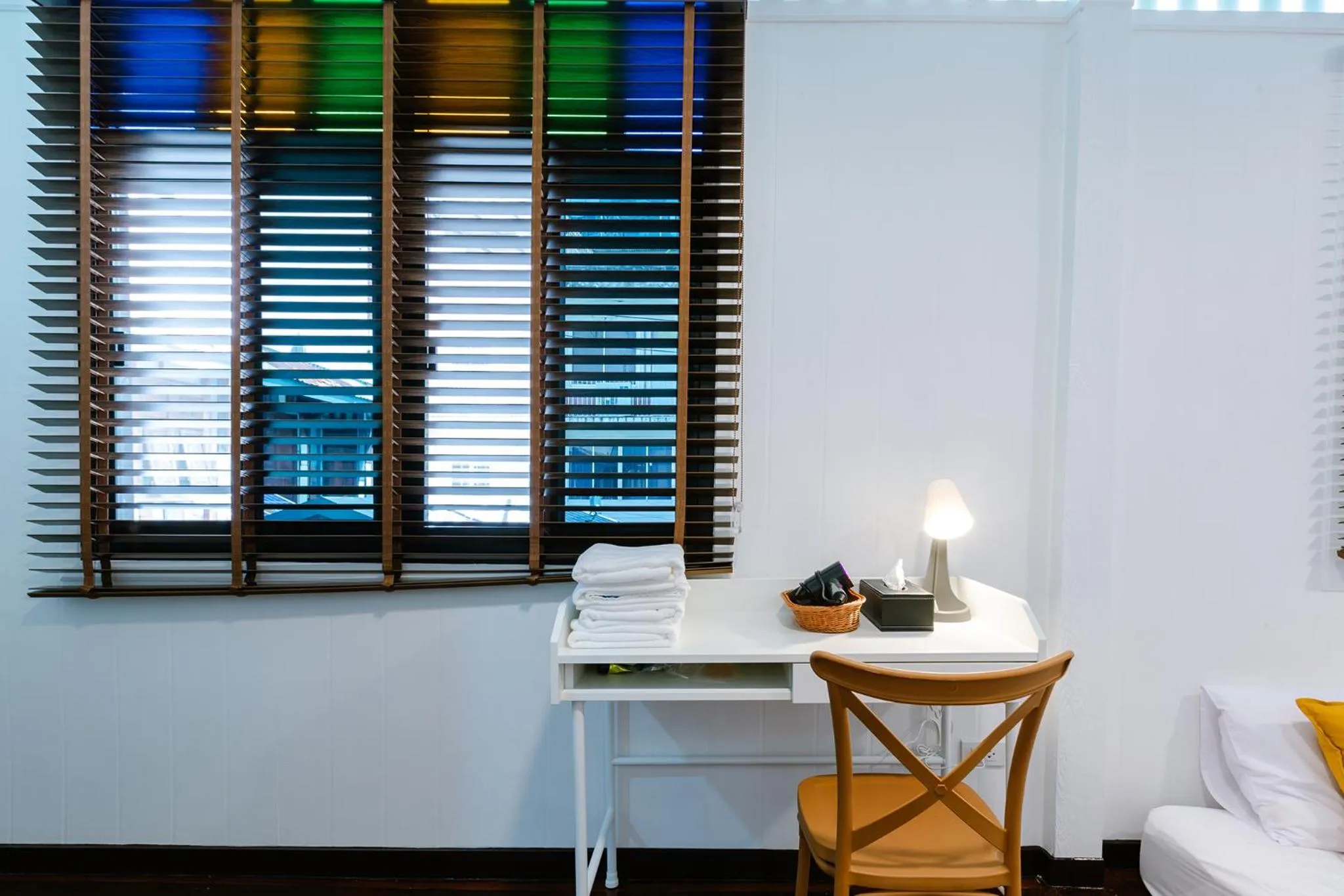 Seating area in Diff Hostel