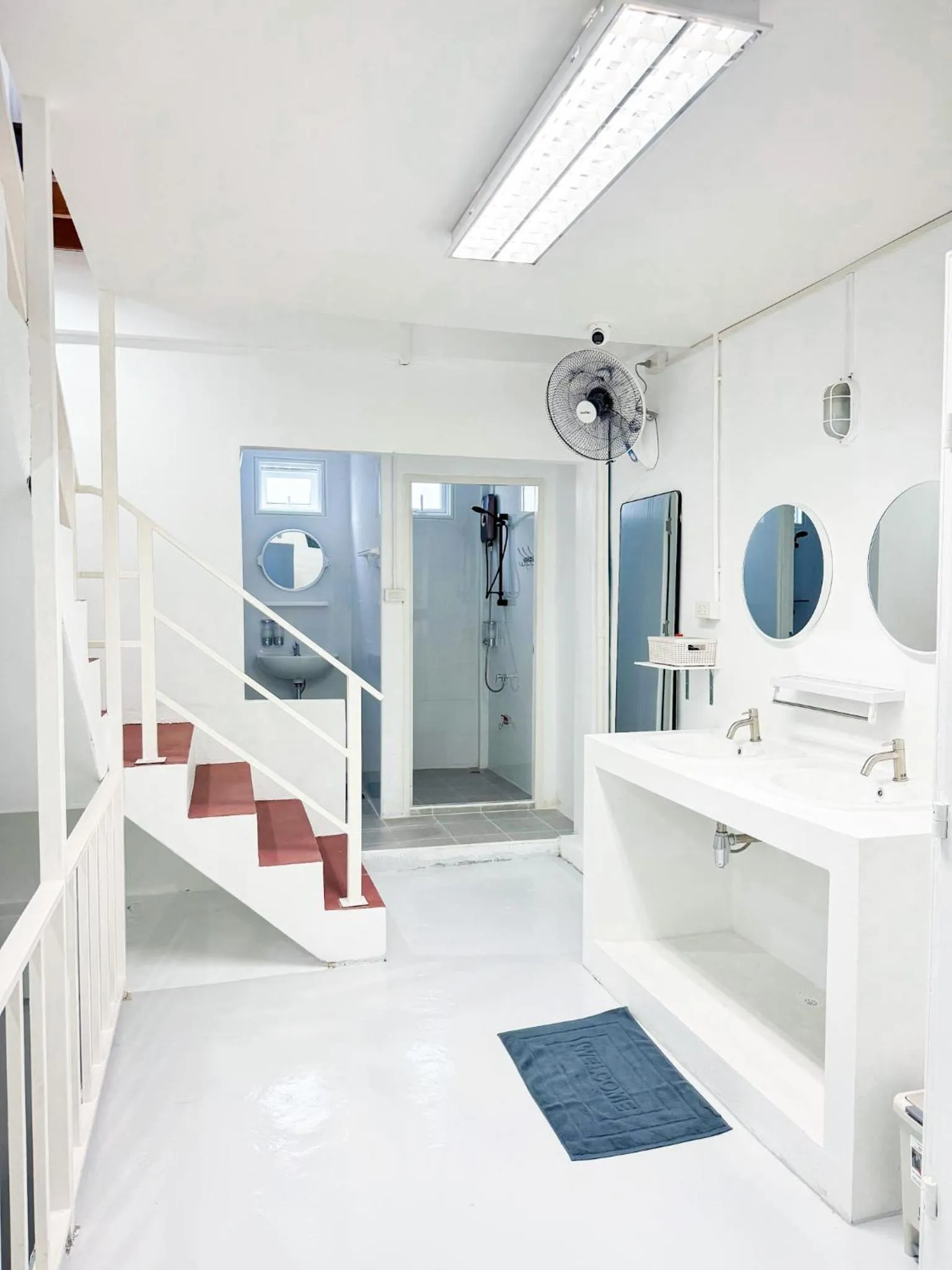 Bathroom in Diff Hostel