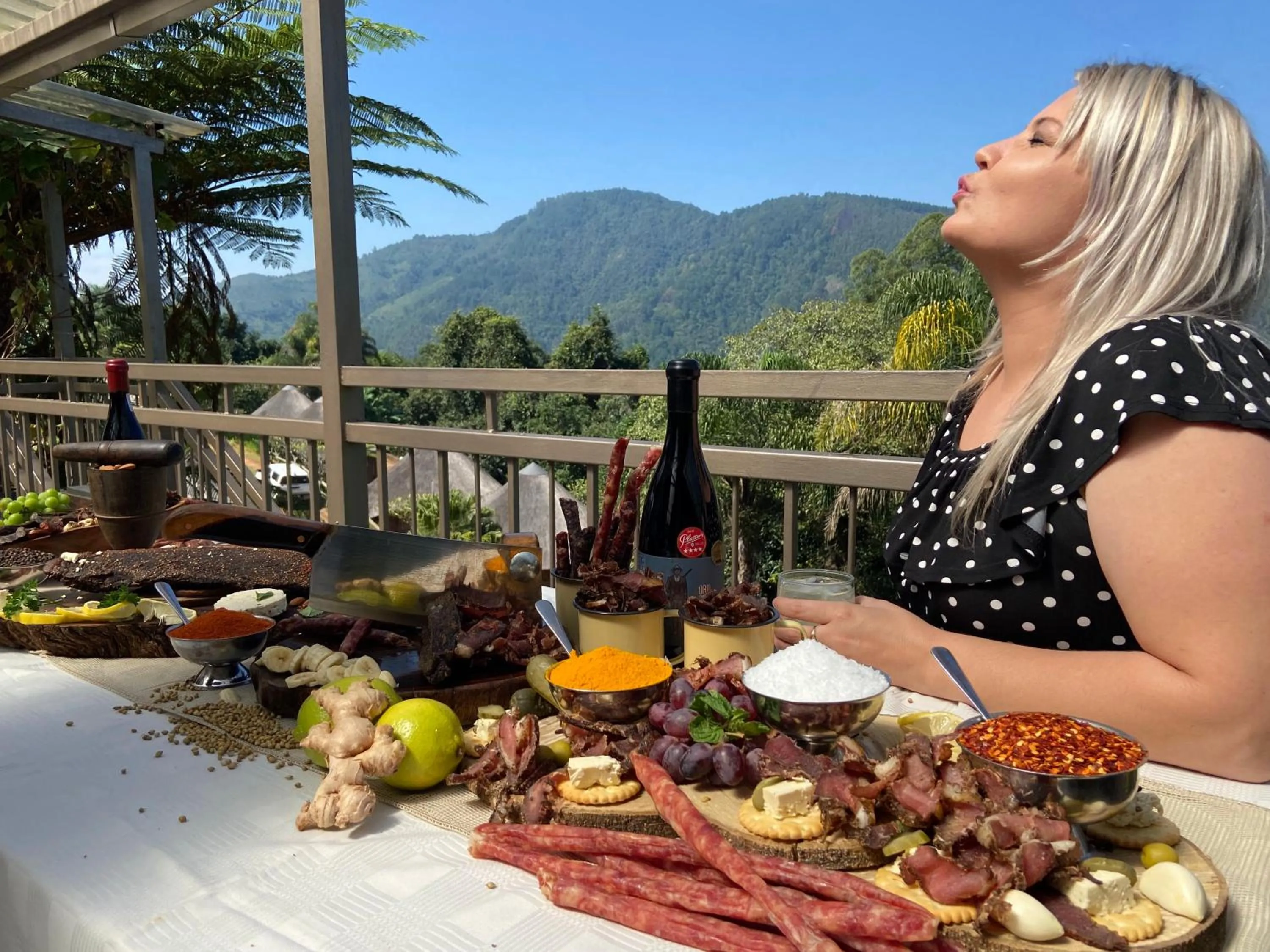 People in Magoebaskloof Mountain Lodge