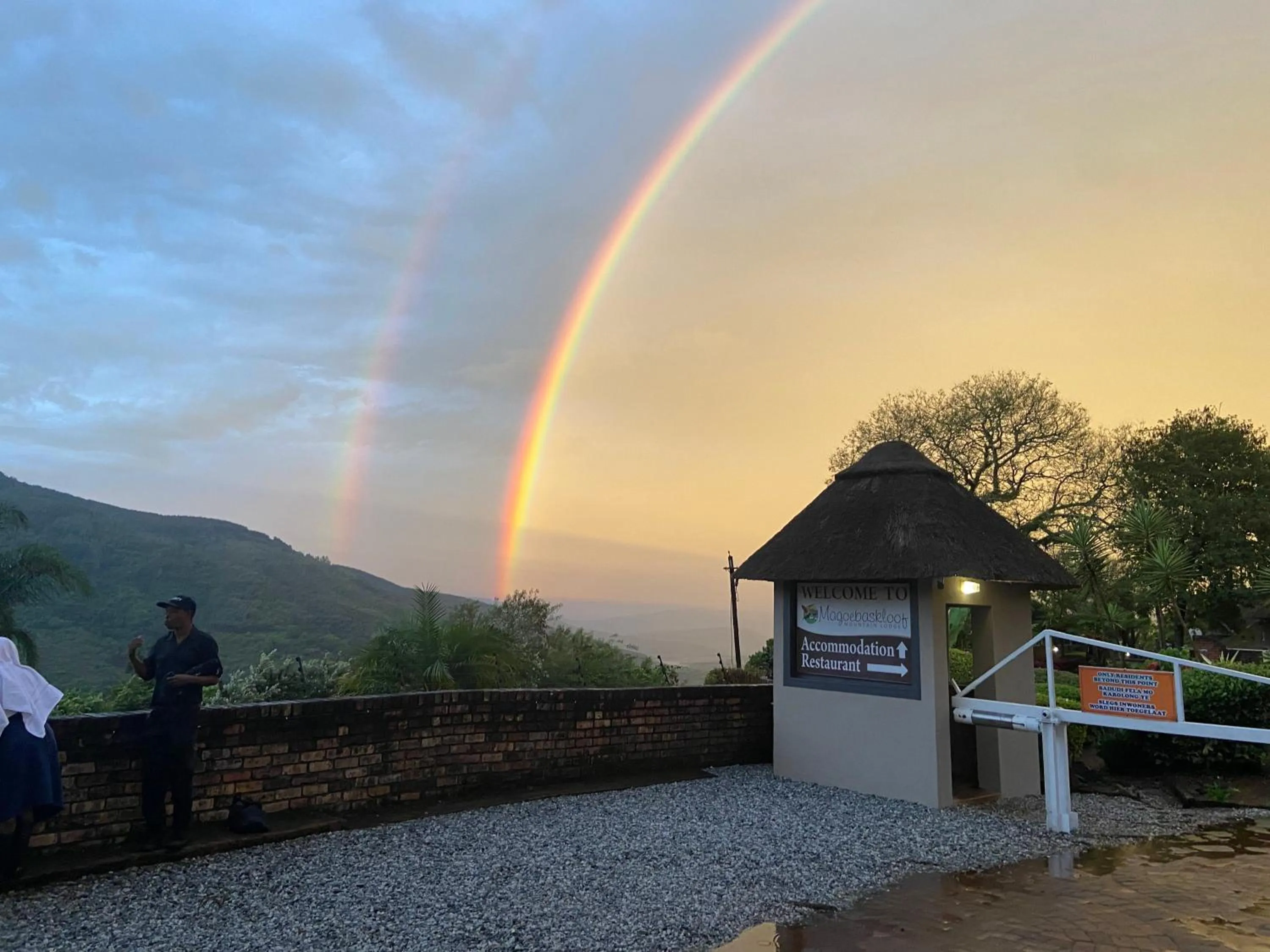 Facade/entrance in Magoebaskloof Mountain Lodge