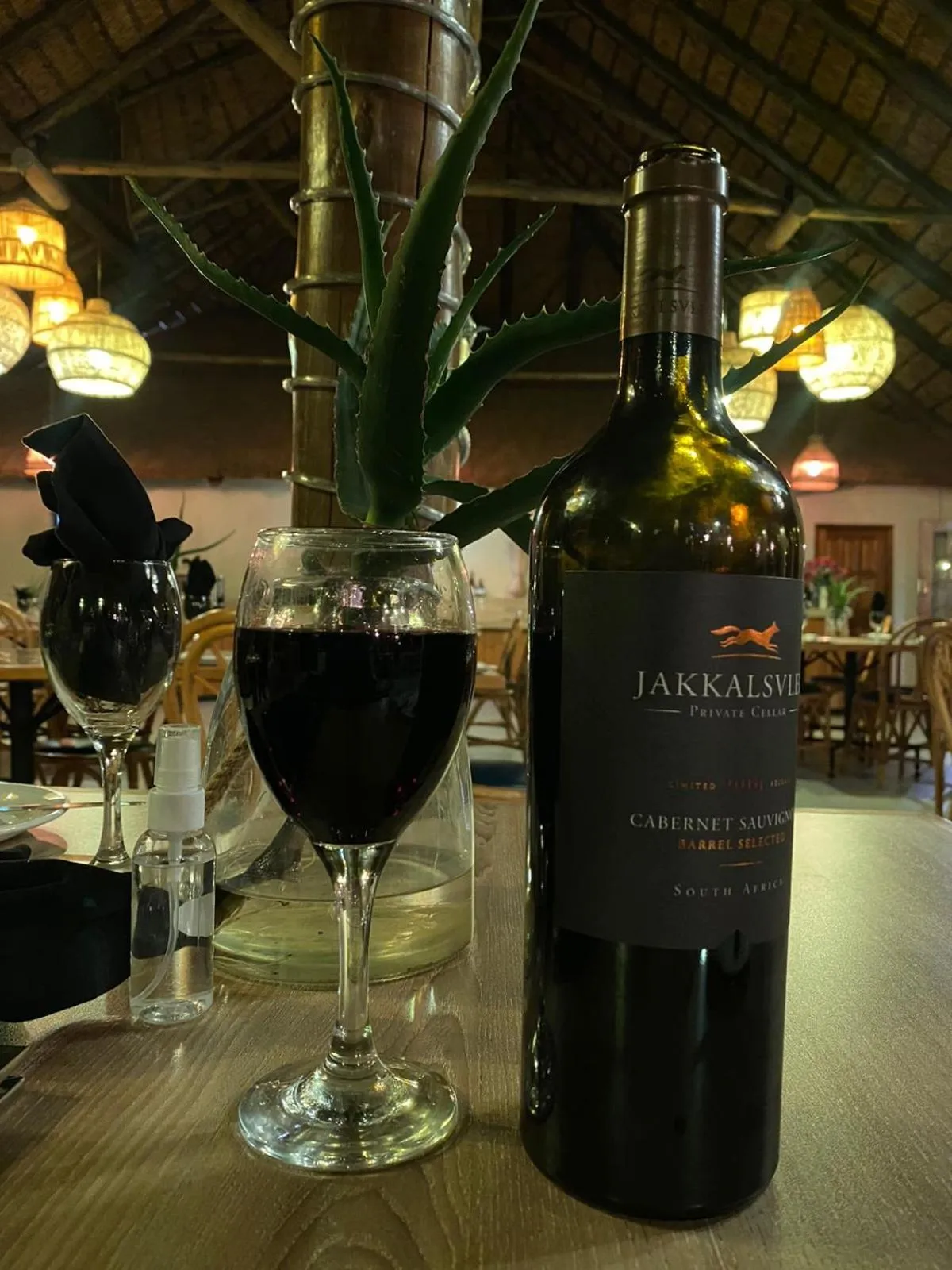 Alcoholic drinks in Magoebaskloof Mountain Lodge