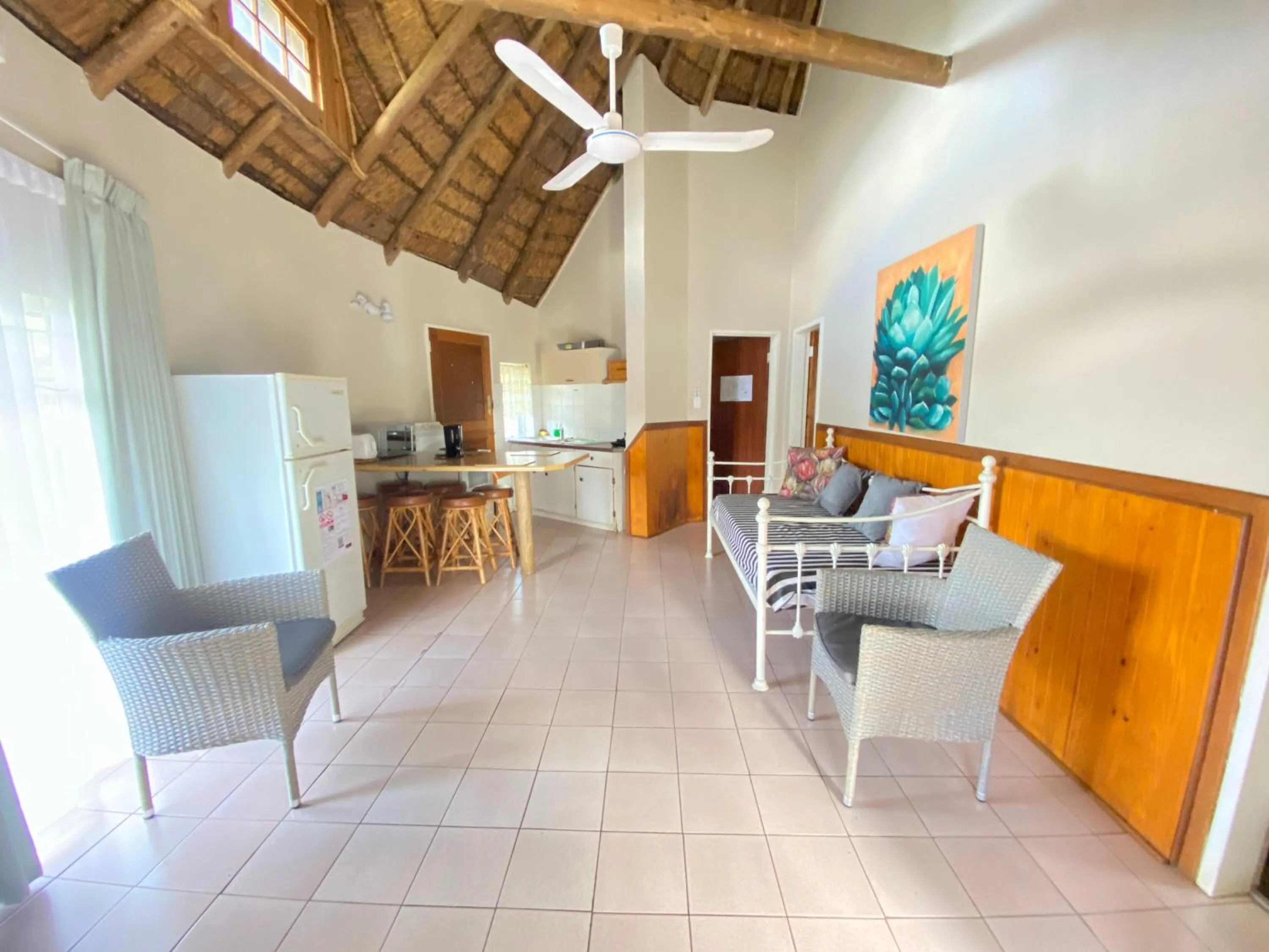 Living room in Magoebaskloof Mountain Lodge