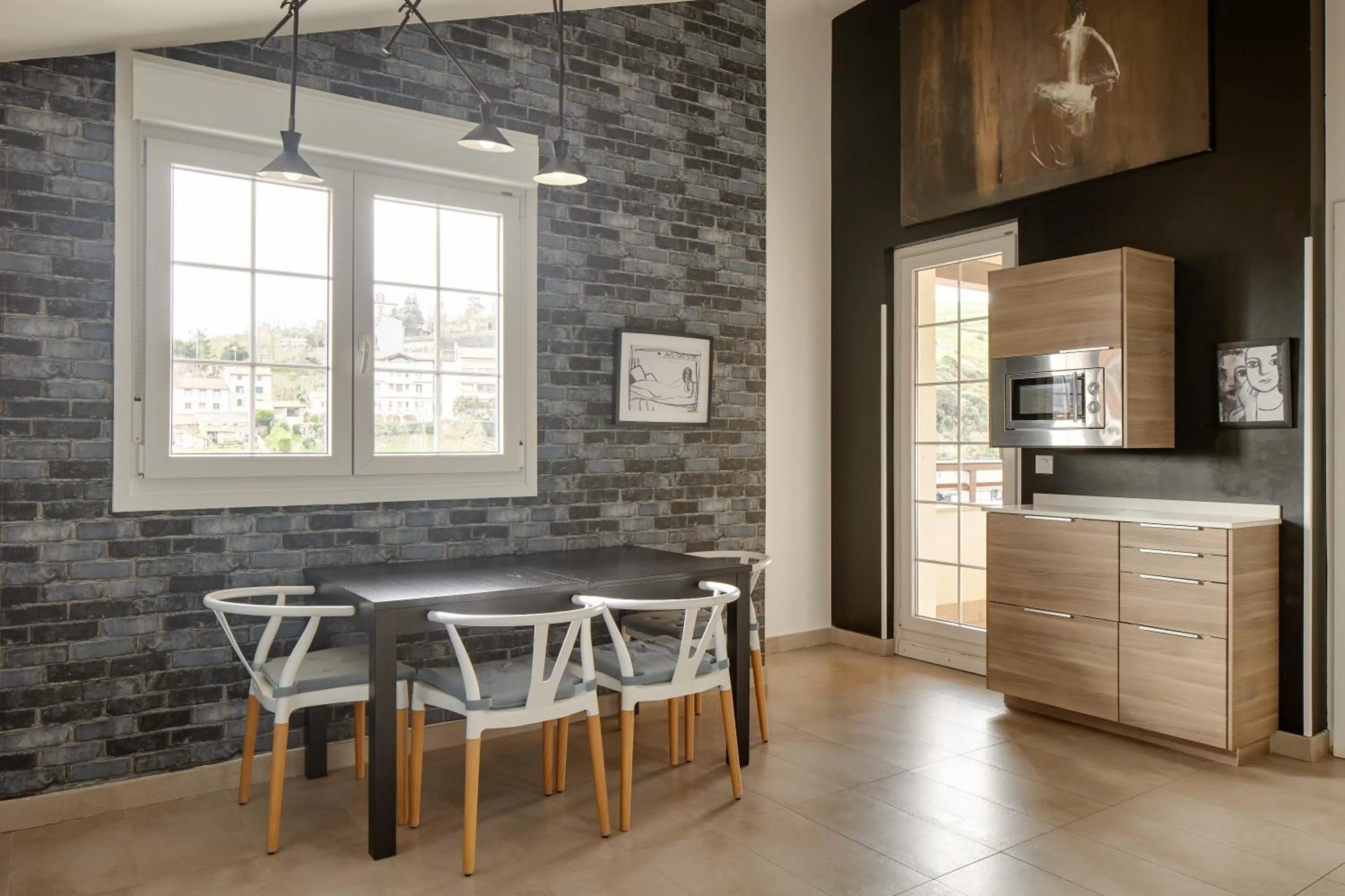 Kitchen or kitchenette in Hotel Flysch