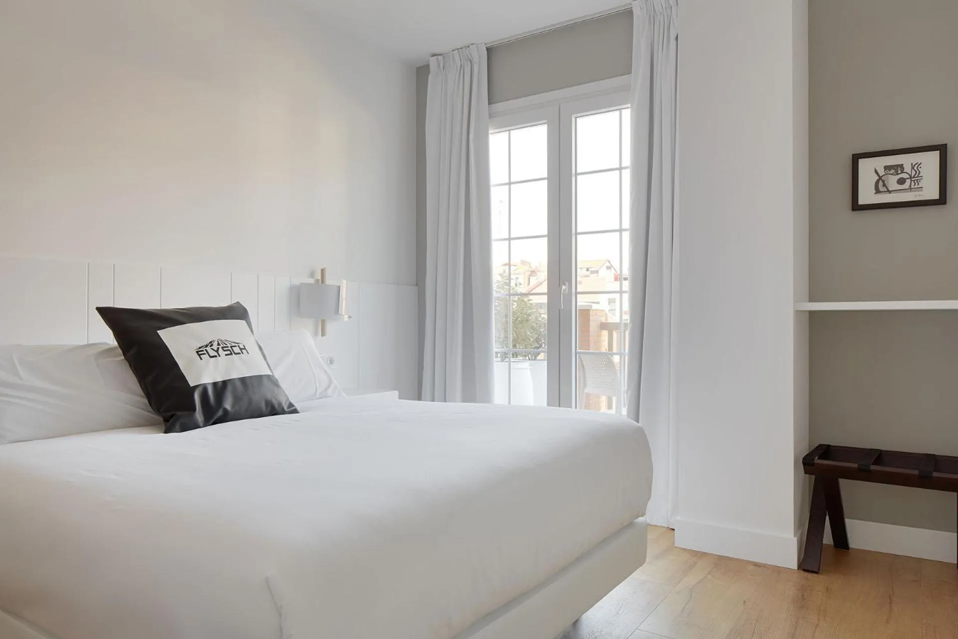 Decorative detail, Bed in Hotel Flysch