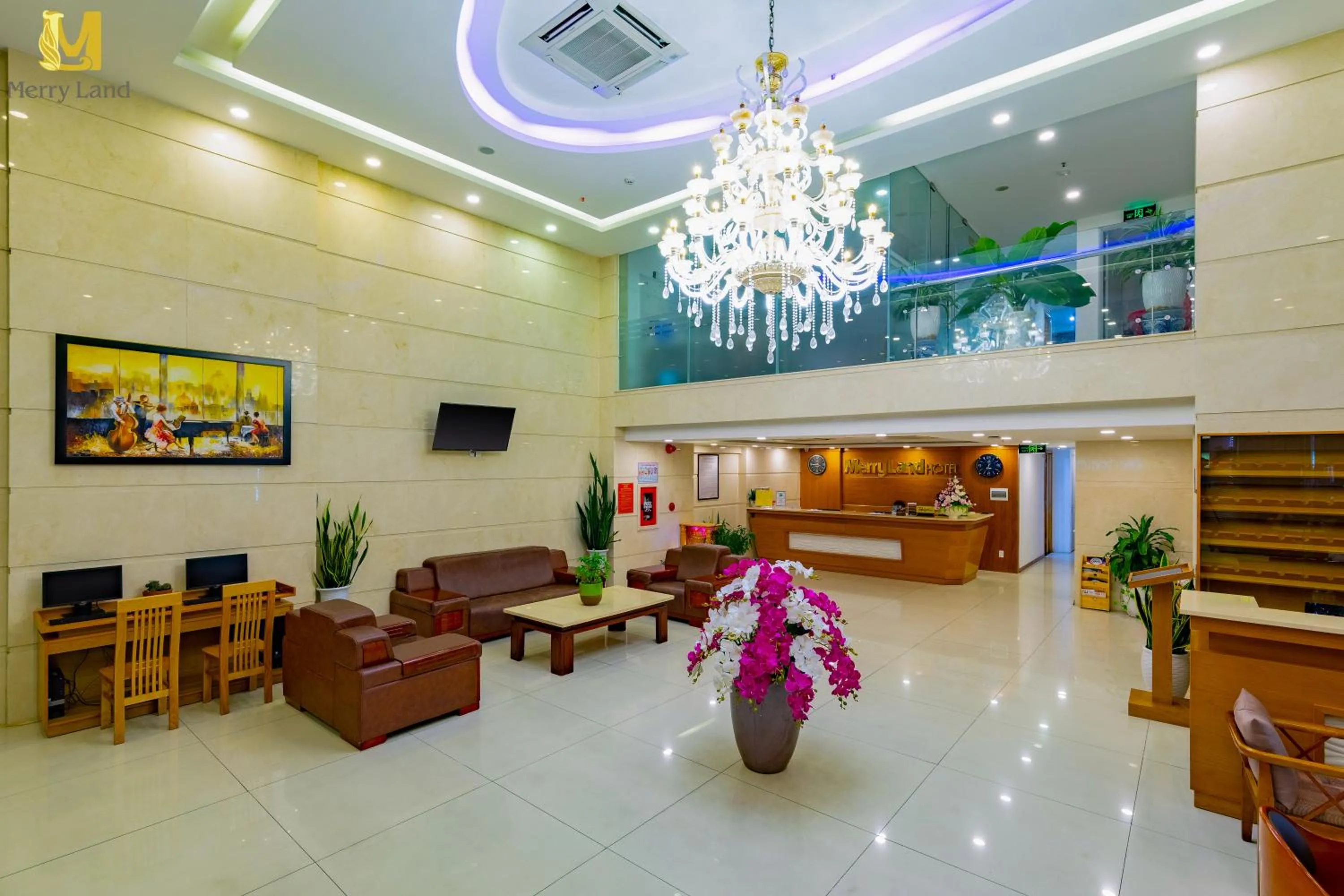 Lobby or reception in Merry Land Hotel Da Nang