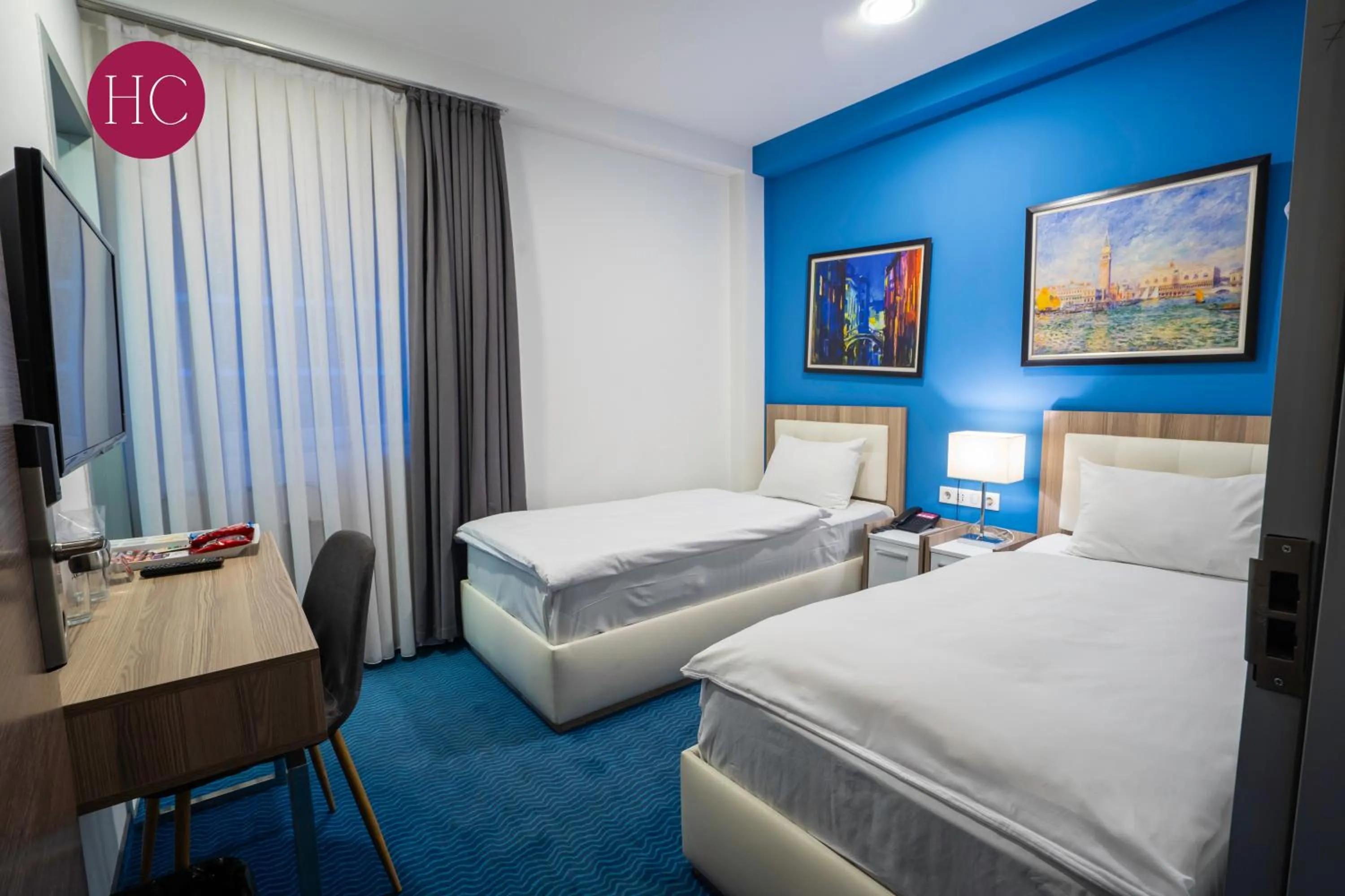 Bed in Central Hotel, Fitness and Spa