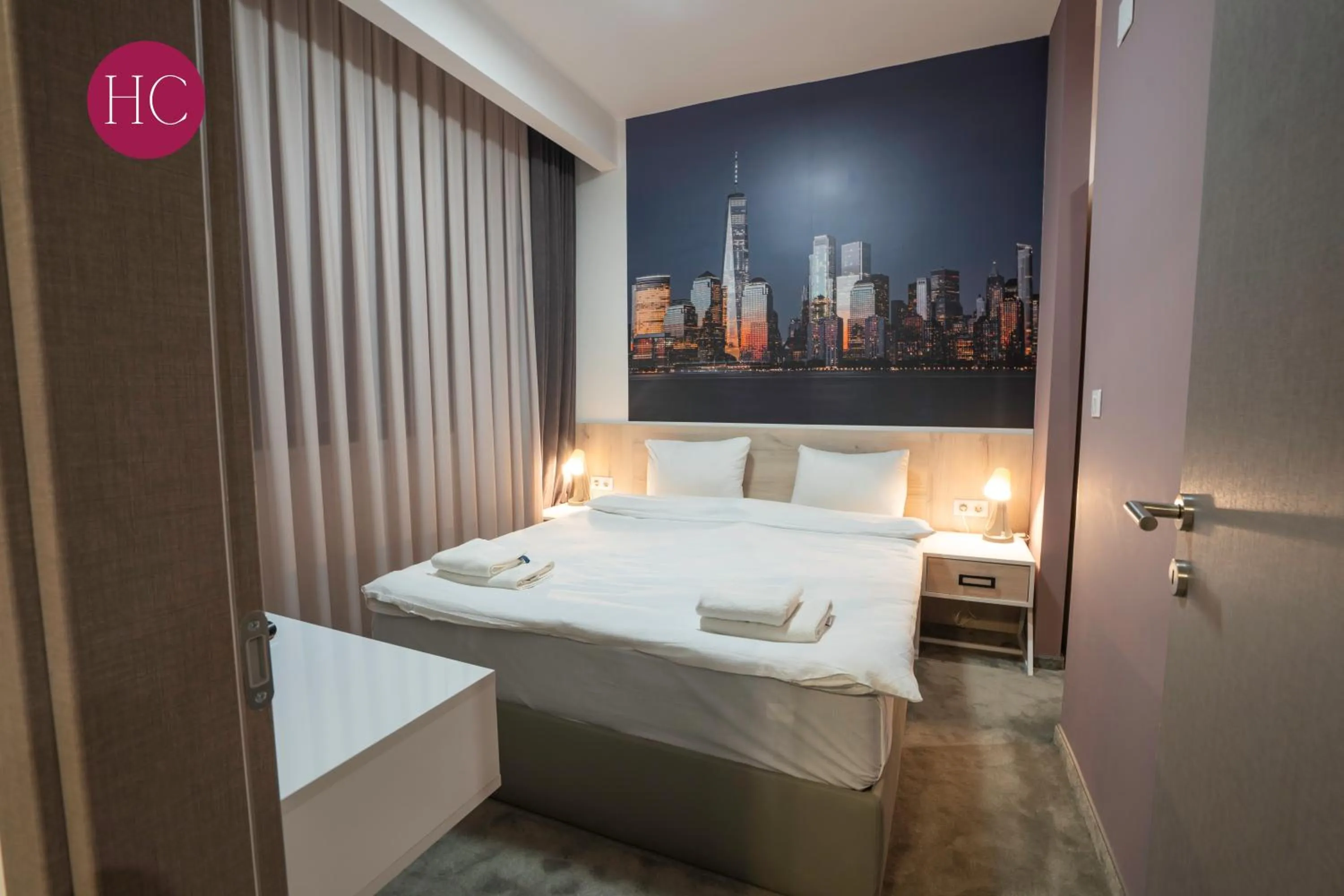 Bed in Central Hotel, Fitness and Spa