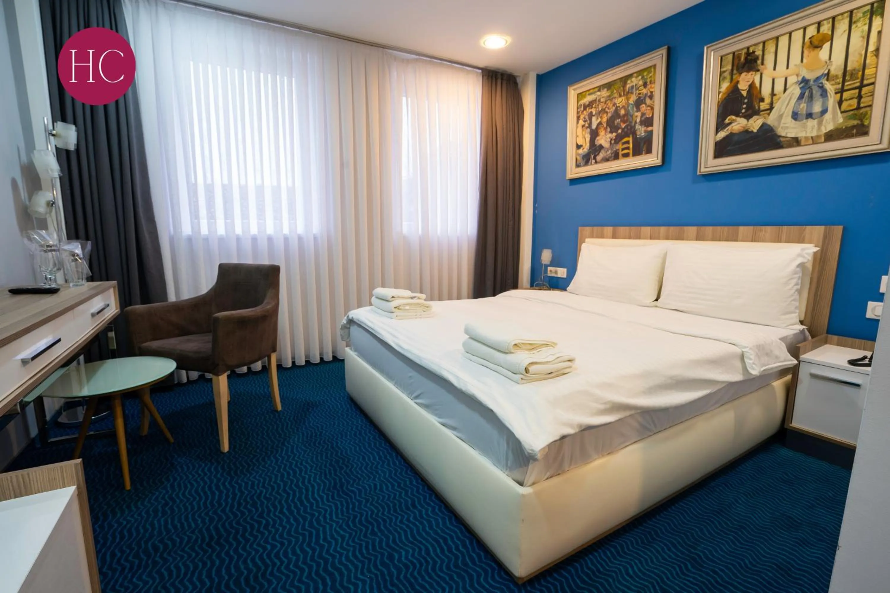 Bed in Central Hotel, Fitness and Spa