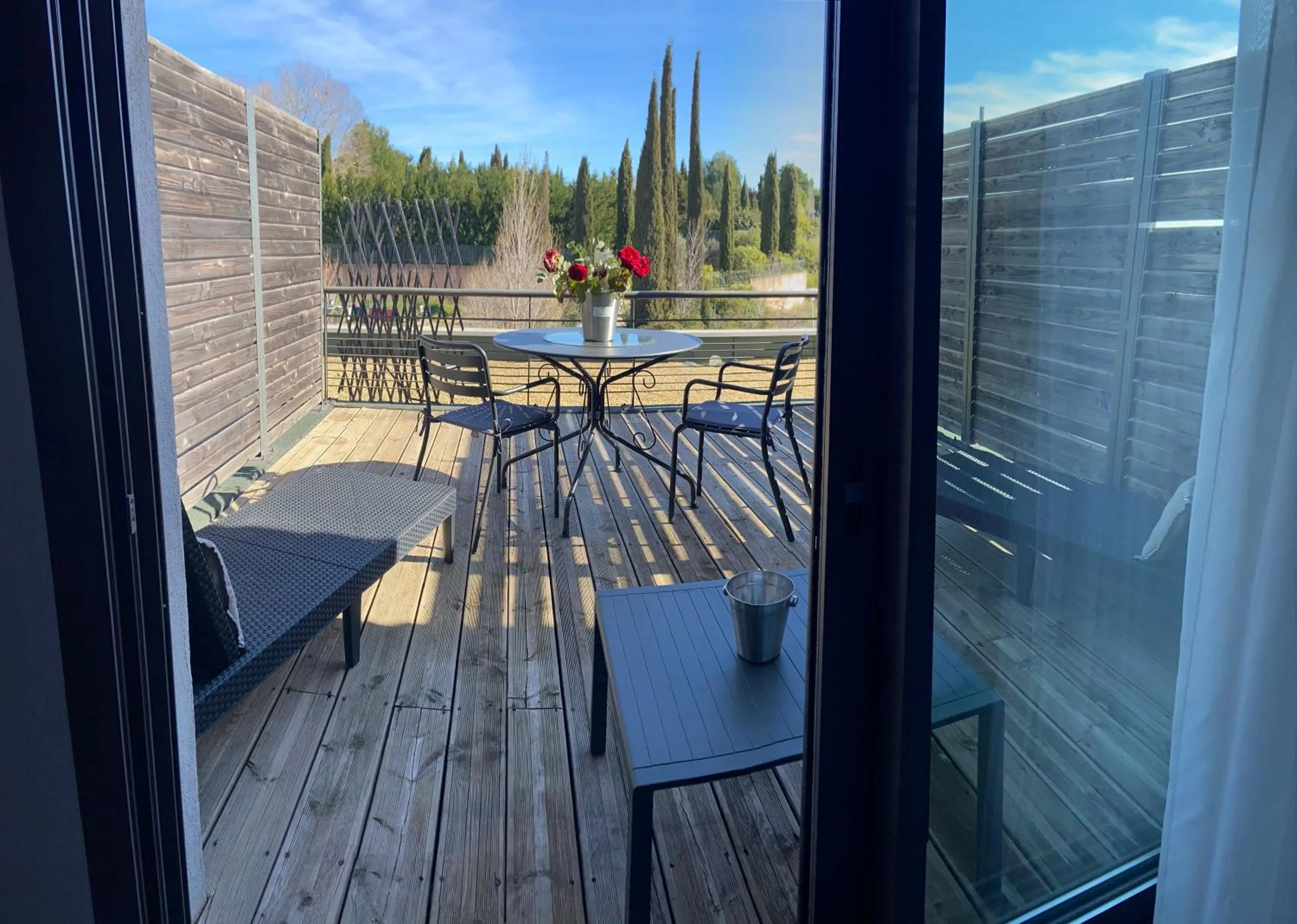Patio in Les Terrasses D'Aix - Studio avec Grande Terrasse privée