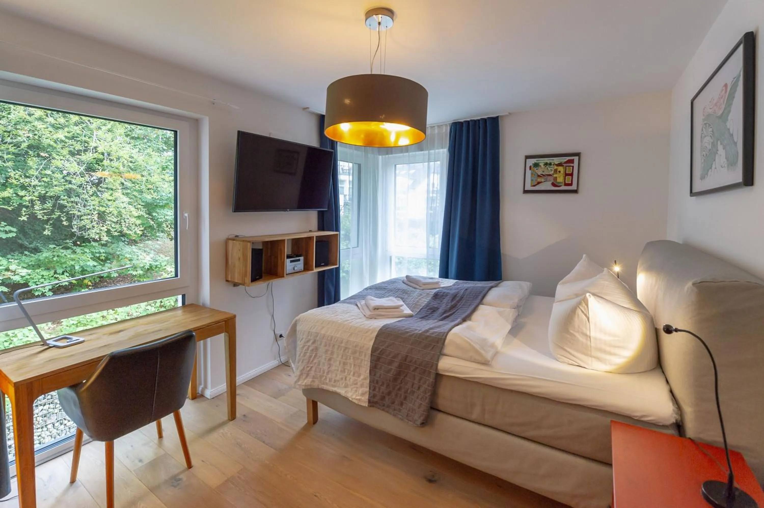 Bed in Haus Jasmund in Sellin - WG02 mit Kamin, Sauna, Whirlwanne, Terrasse